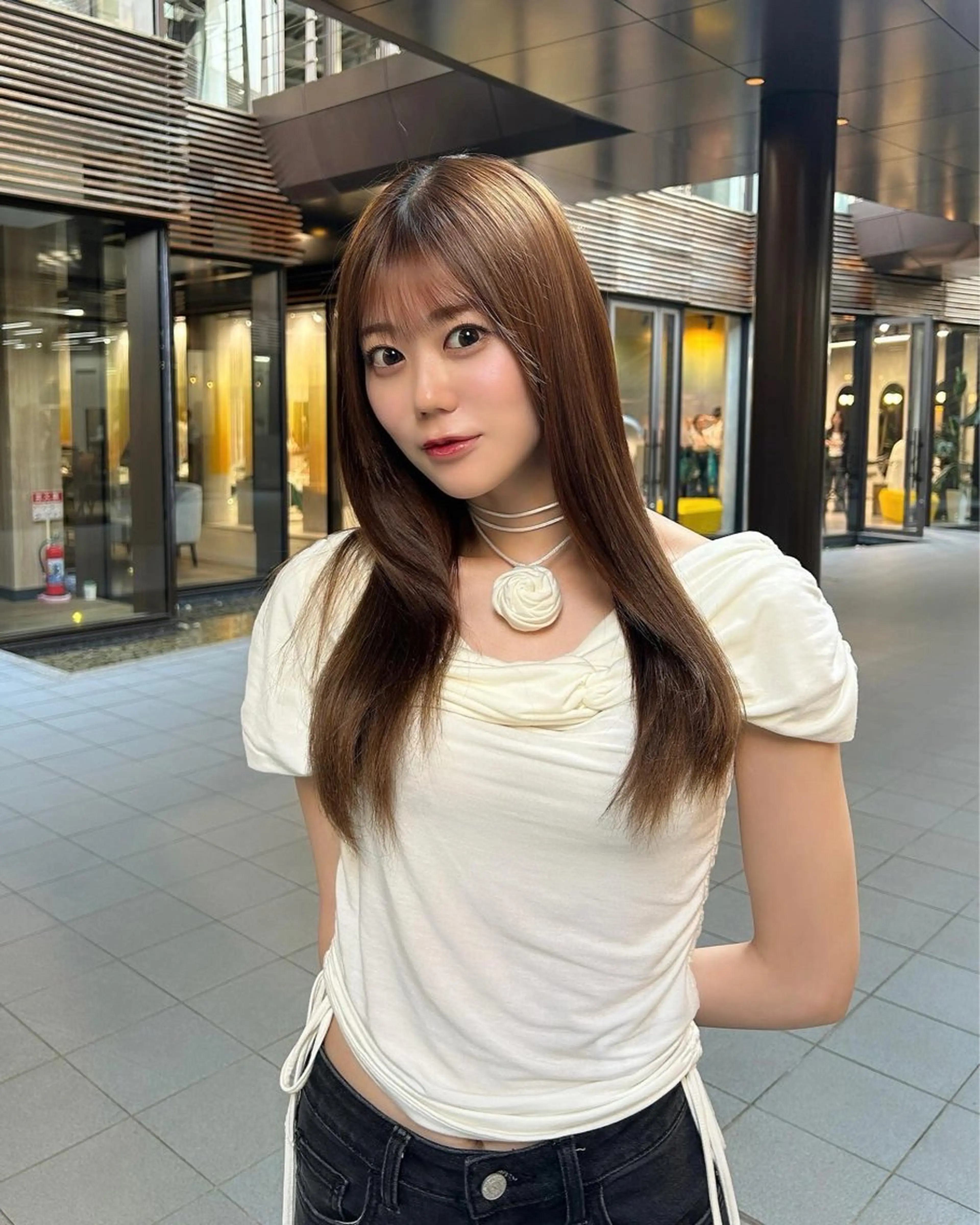 ロング 縮毛矯正/艶カラー Gaiのヘアスタイル