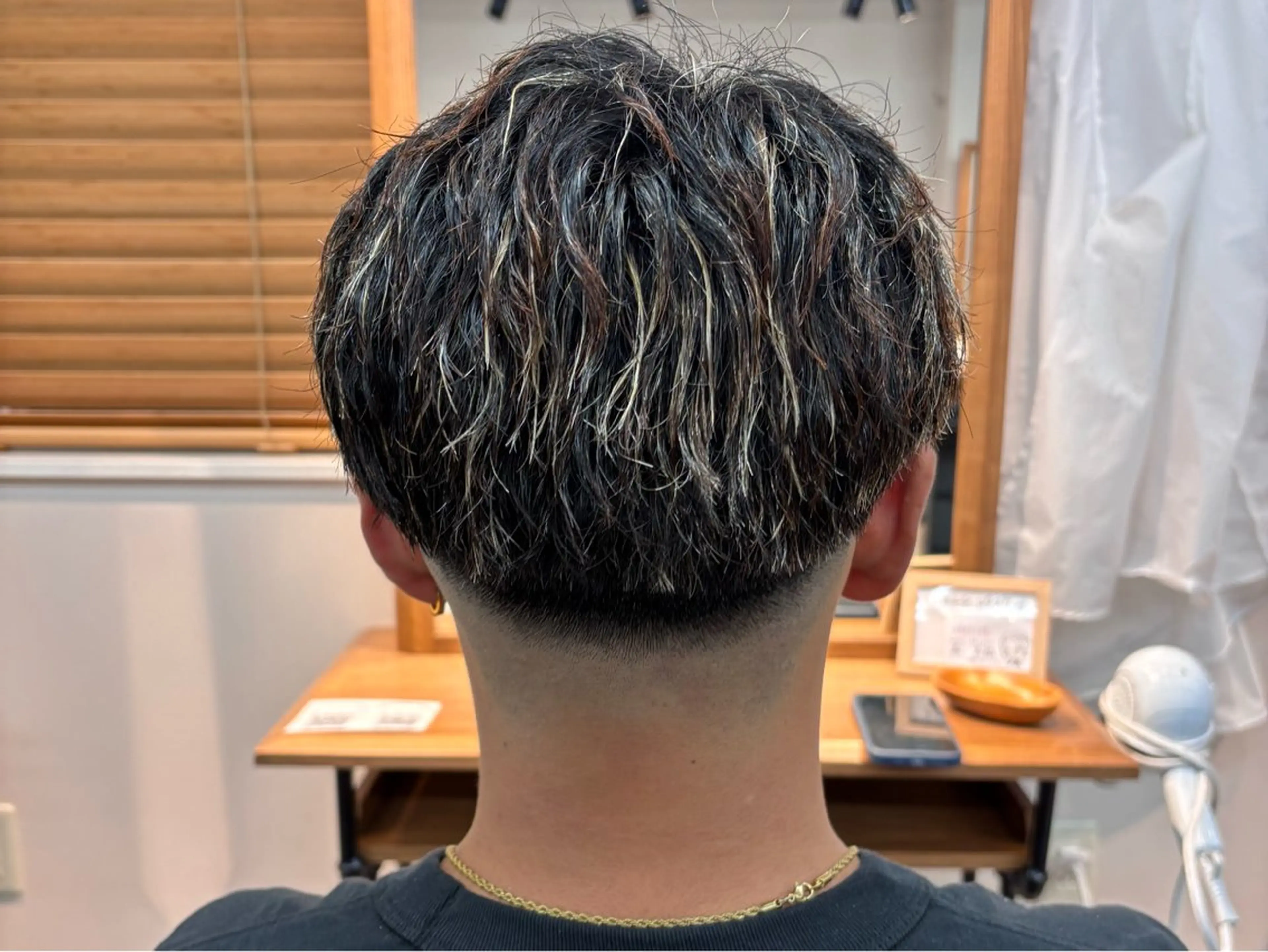 ショート メンズ カット 【フェード/ショート /パーマ/千葉駅】のヘアスタイル