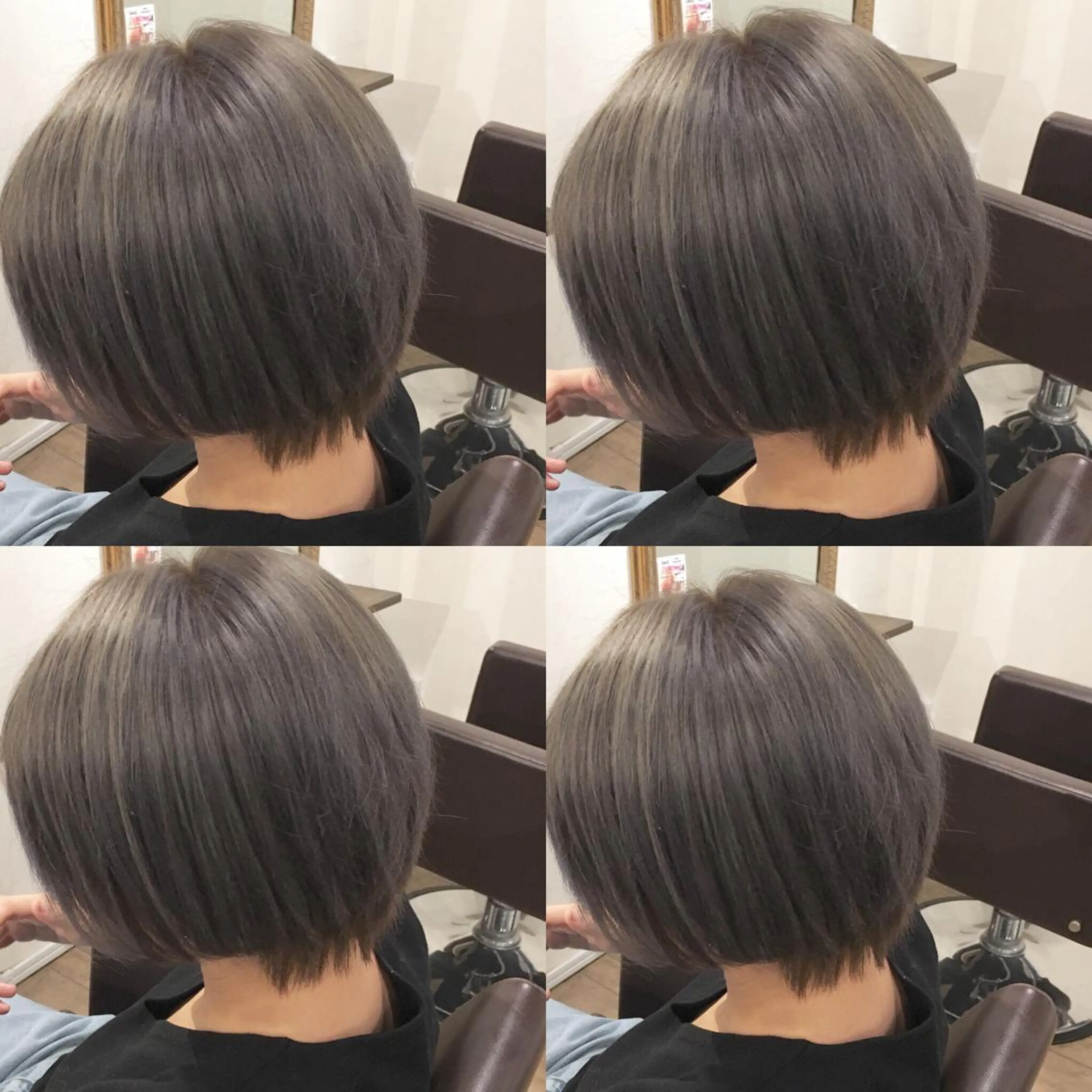 ショート カラー アディクシーカラー ブリーチ ヘアカラー JIL BLAN 京都のヘアスタイル