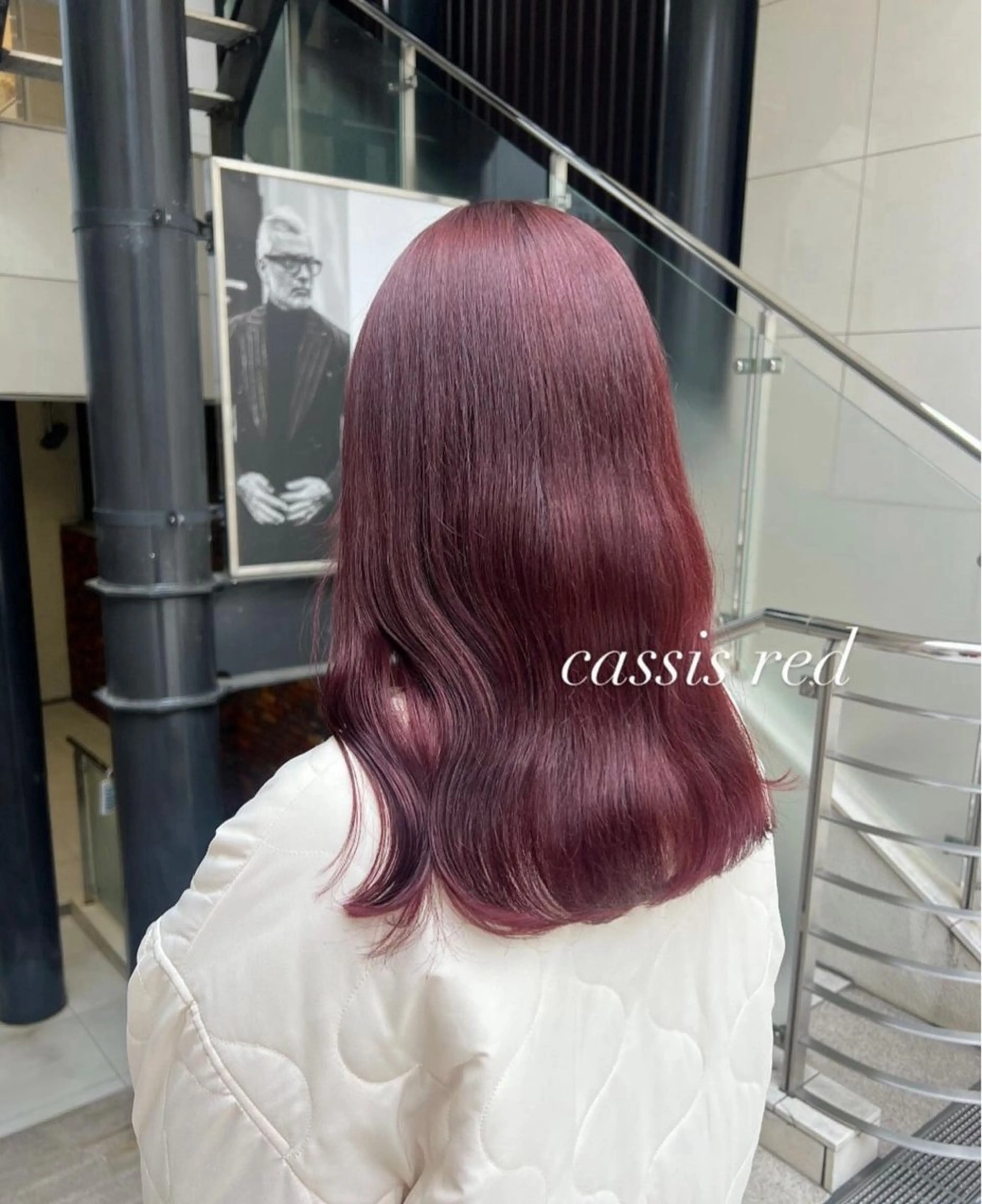 セミロング カラー カット ヘアカラー 【女性限定】 田中明莉🎀のヘアスタイル