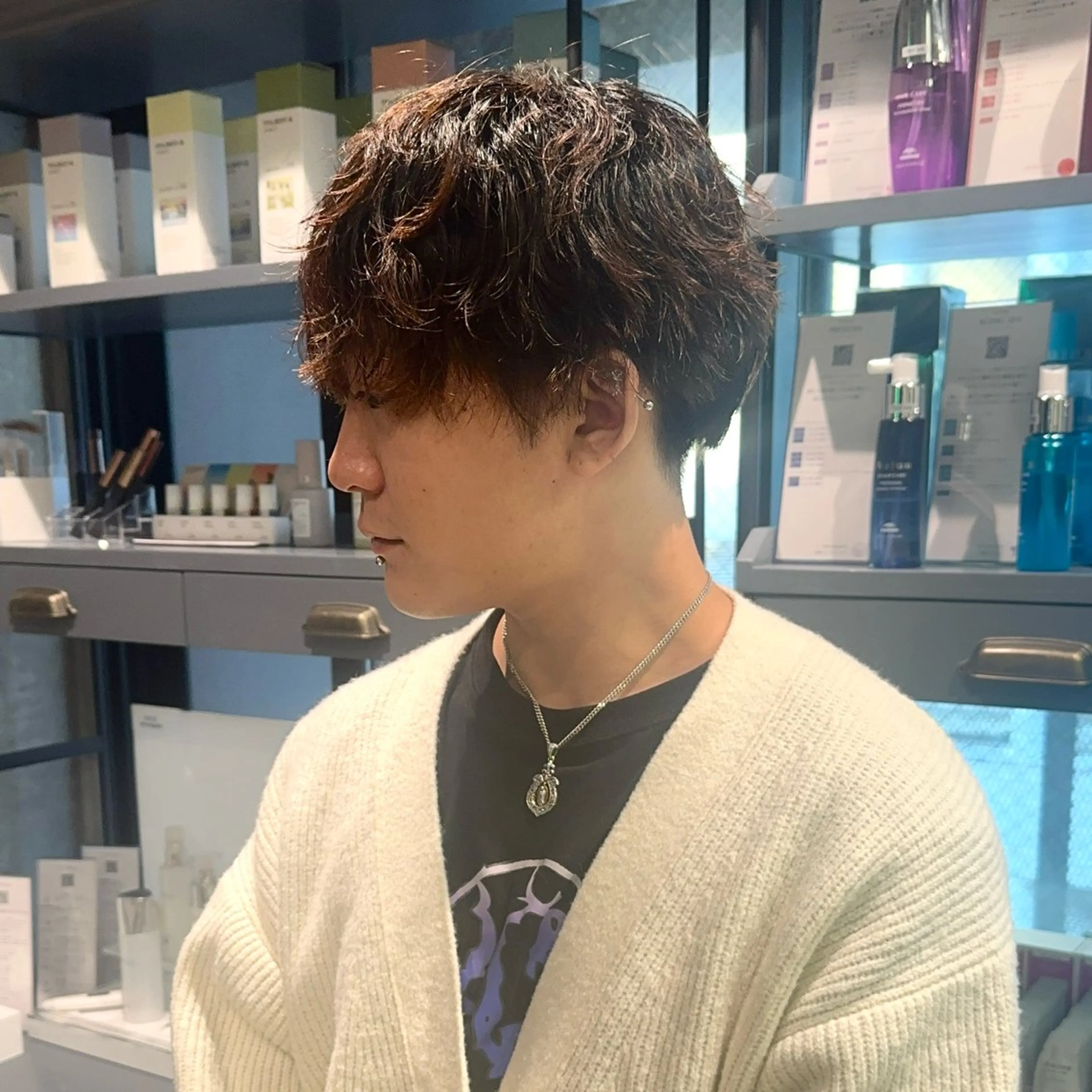 パーマ メンズ カット パーマ yui 🎀 Men's 特化のヘアスタイル