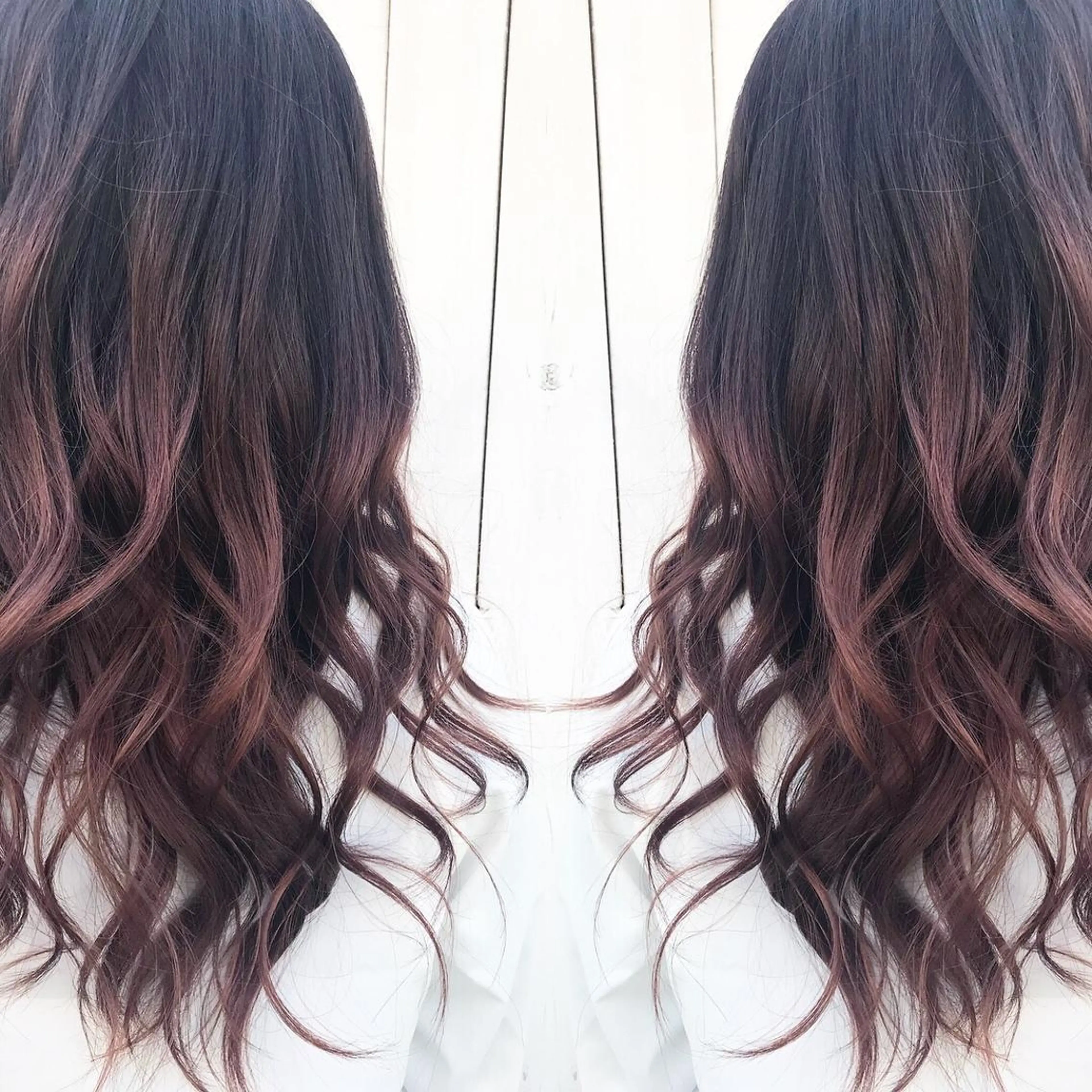 カラー グラデーションカラー ピンクカラー LOHAS 関根真由美のヘアスタイル