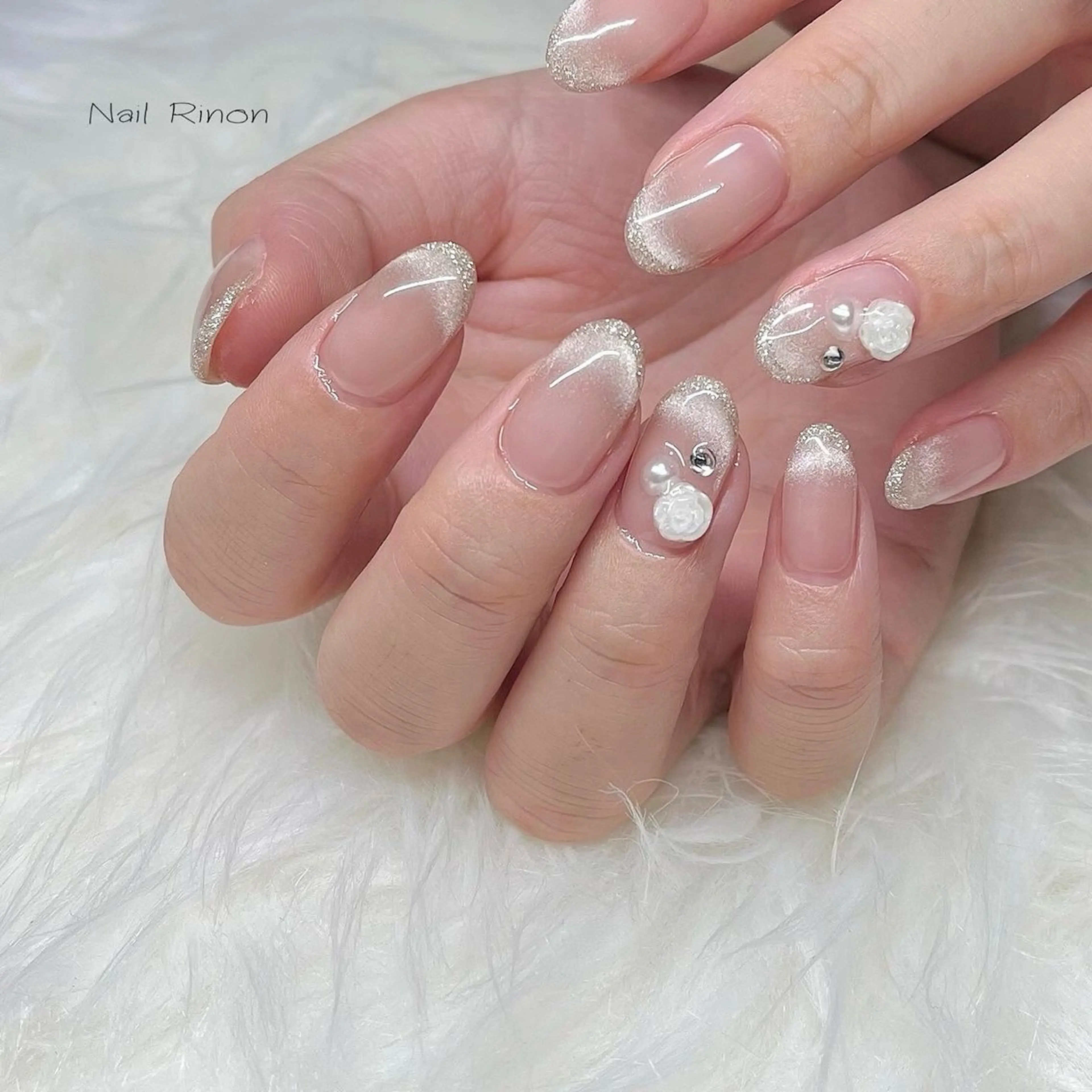 ネイル マグネットネイル ハンドネイル Nail Rinonのネイルデザイン
