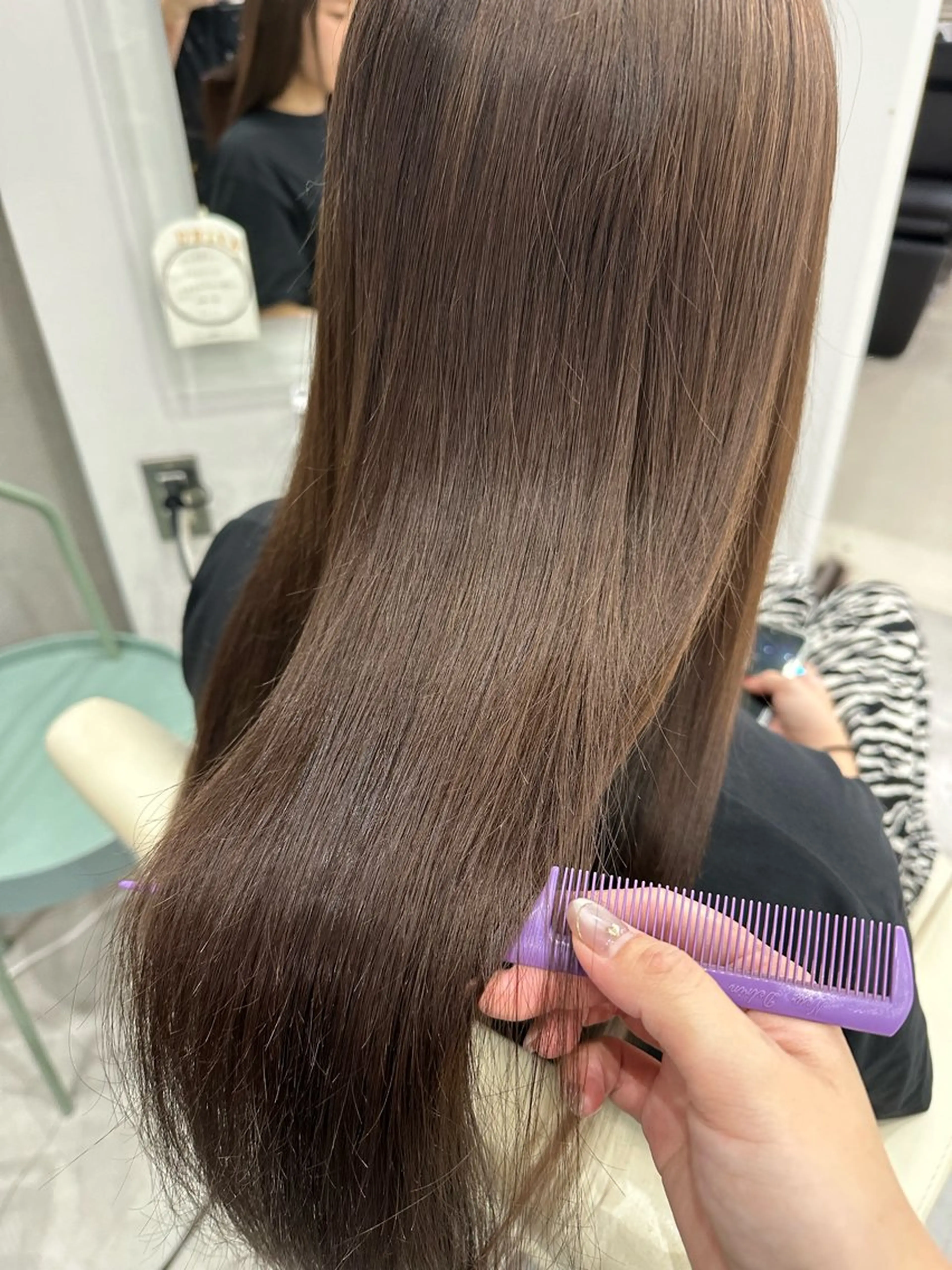 ロング カラー solua所属・さあや 【透け感/艶感】のヘアスタイル