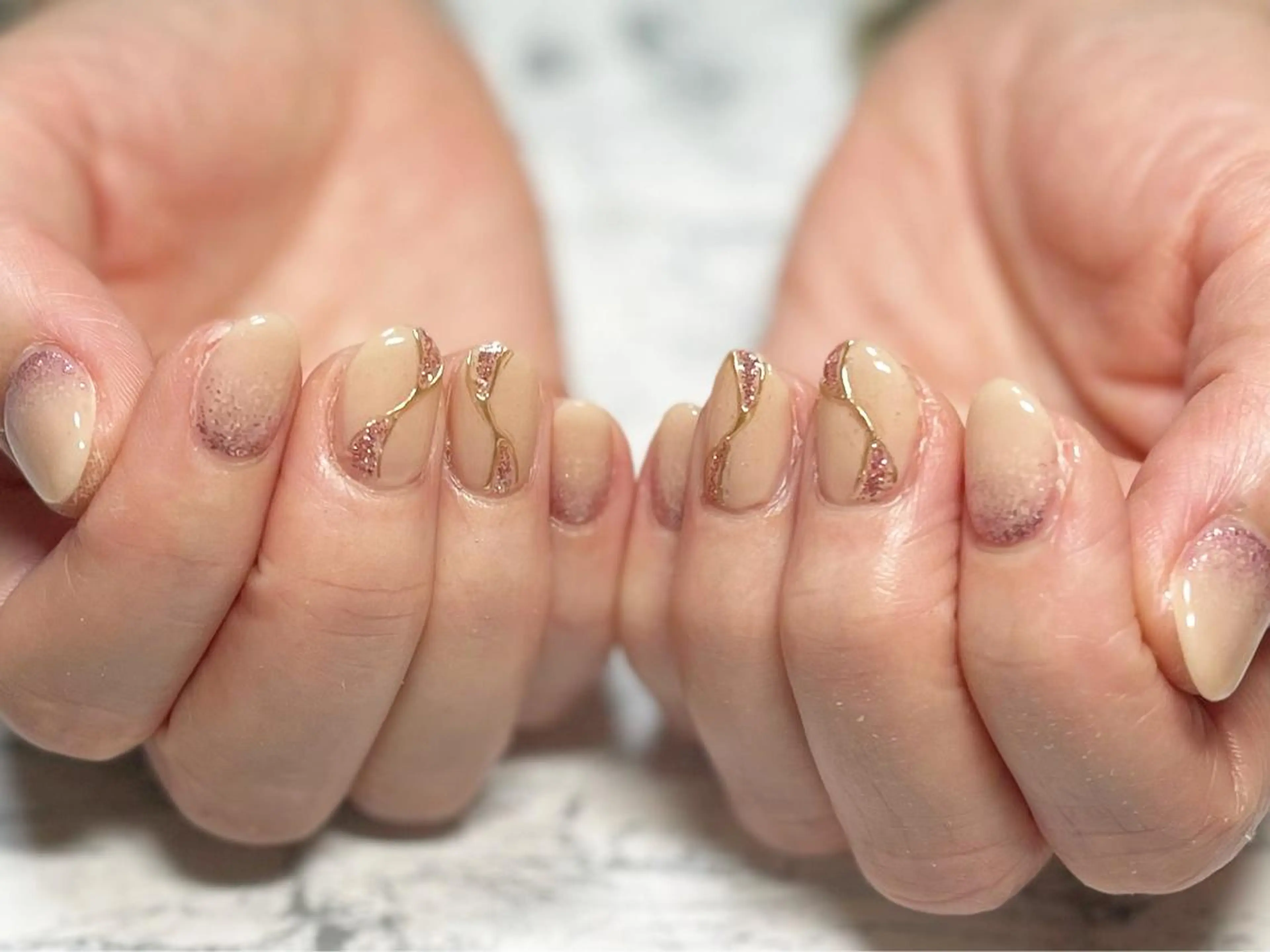 ネイル フットネイル ニュアンスネイル シンプルネイル 春ネイル 夏ネイル ネイル フフラ所属・nail fufla ♡yamane♡のネイルデザイン