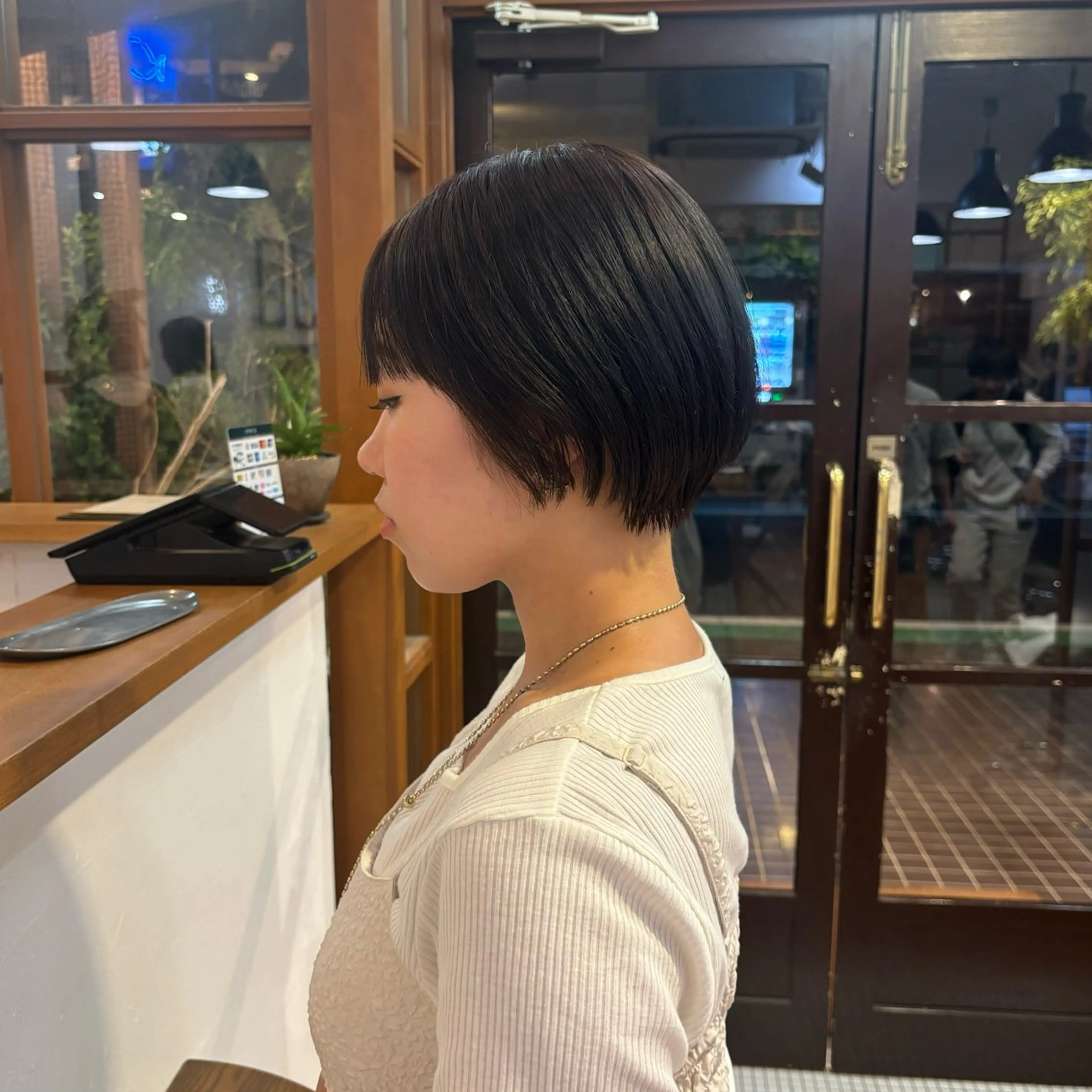 ショート 丸みショート ショートヘア honoka/bob /縮毛矯正/髪質改善のヘアスタイル