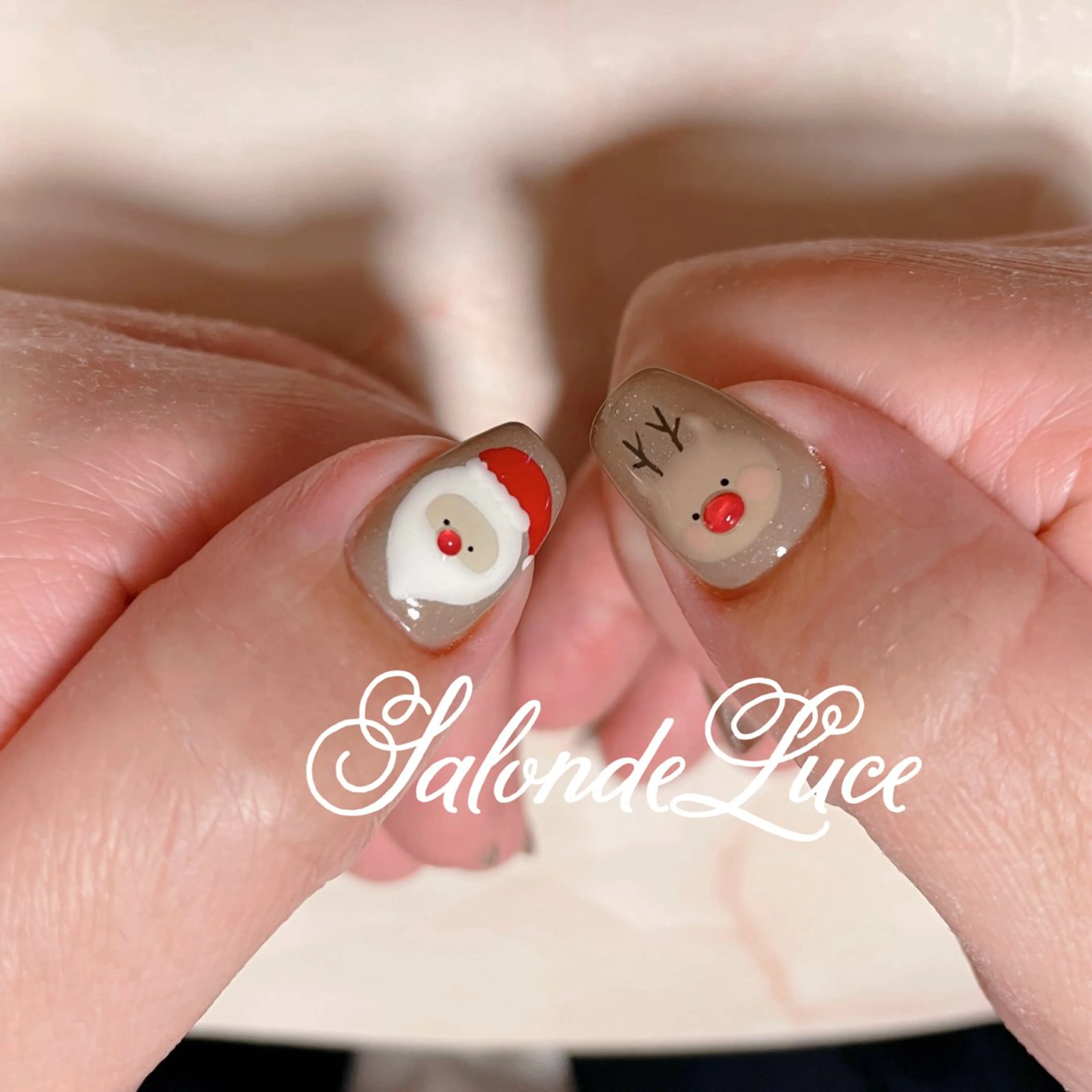 ネイル 冬ネイル クリスマス Salon de Luceのネイルデザイン