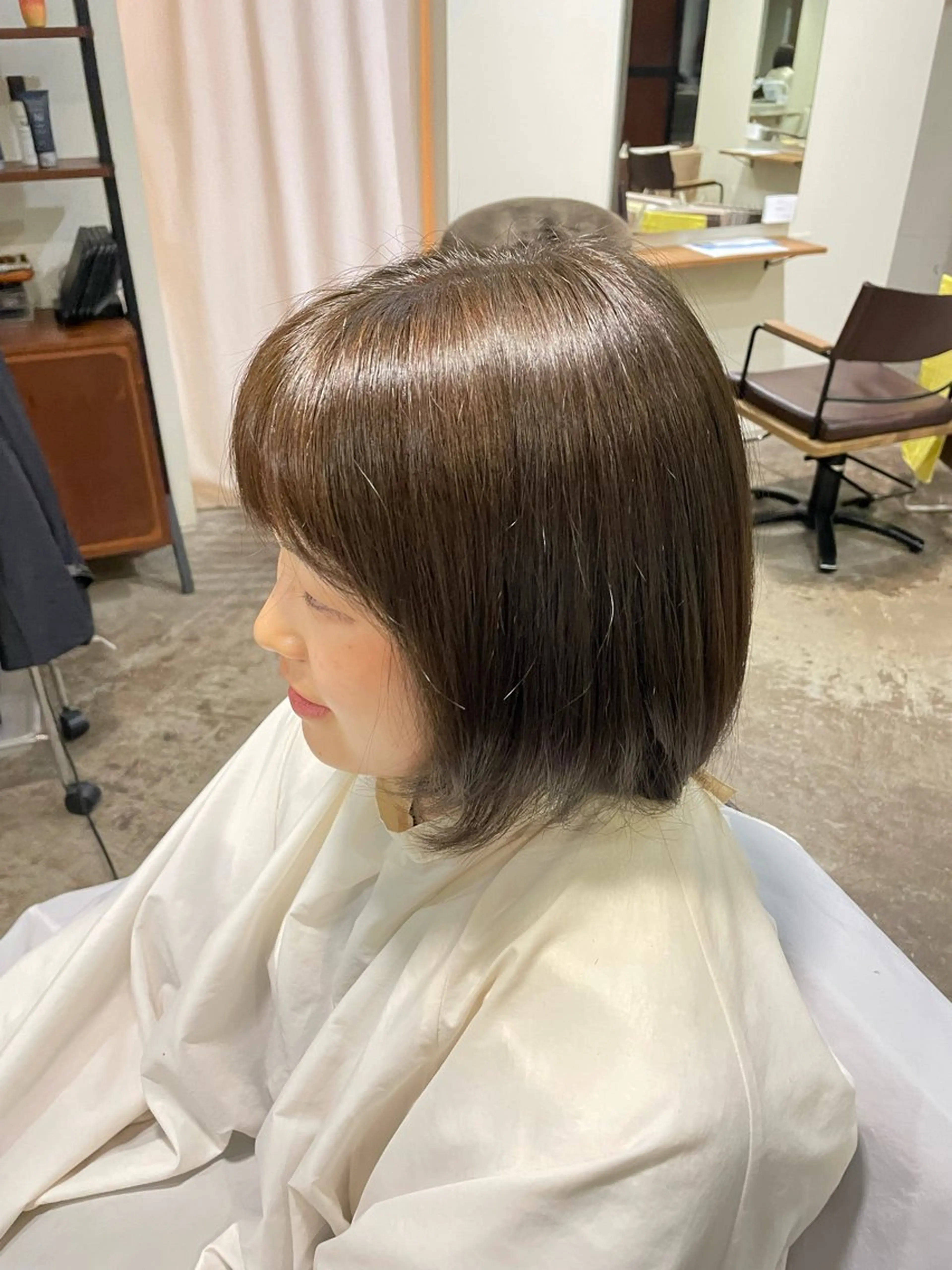 赤みをなくしたい！寒色系カラー（シャンプーマイクロバブルドライ込料金）の写真