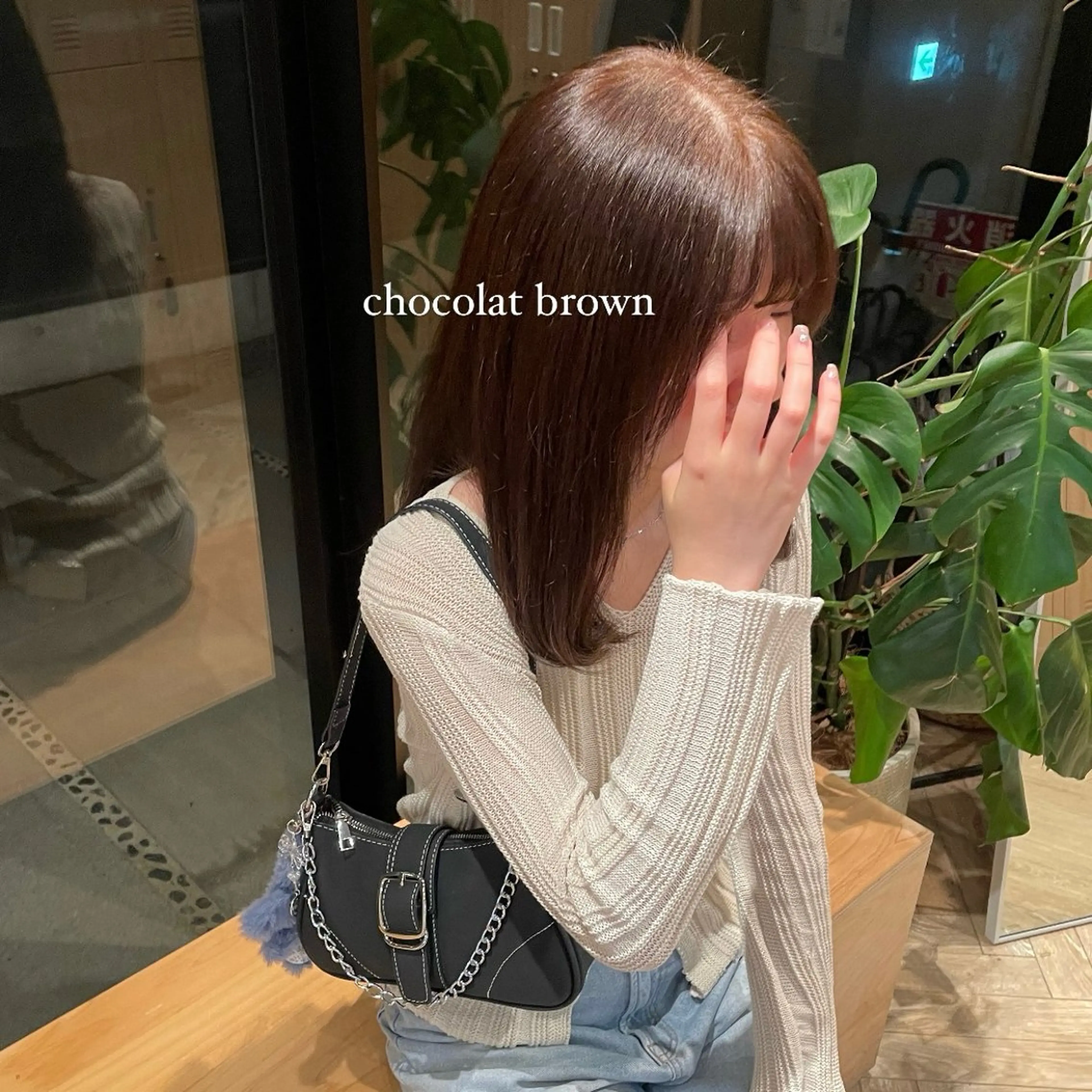 セミロング 🍑暖色カラー／ アレンジ／真希🎀のヘアスタイル