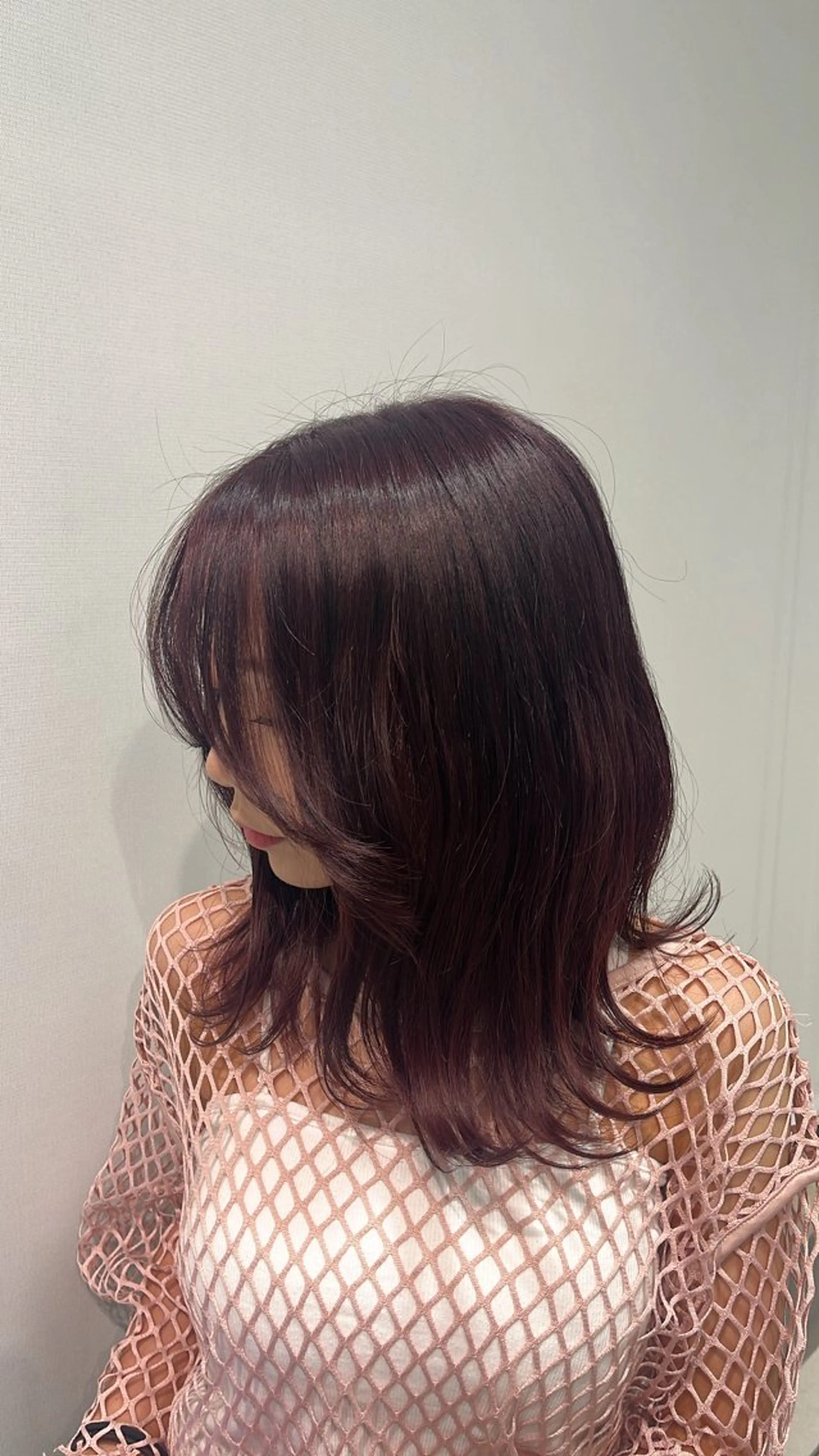 セミロング 中村 千夏のヘアスタイル