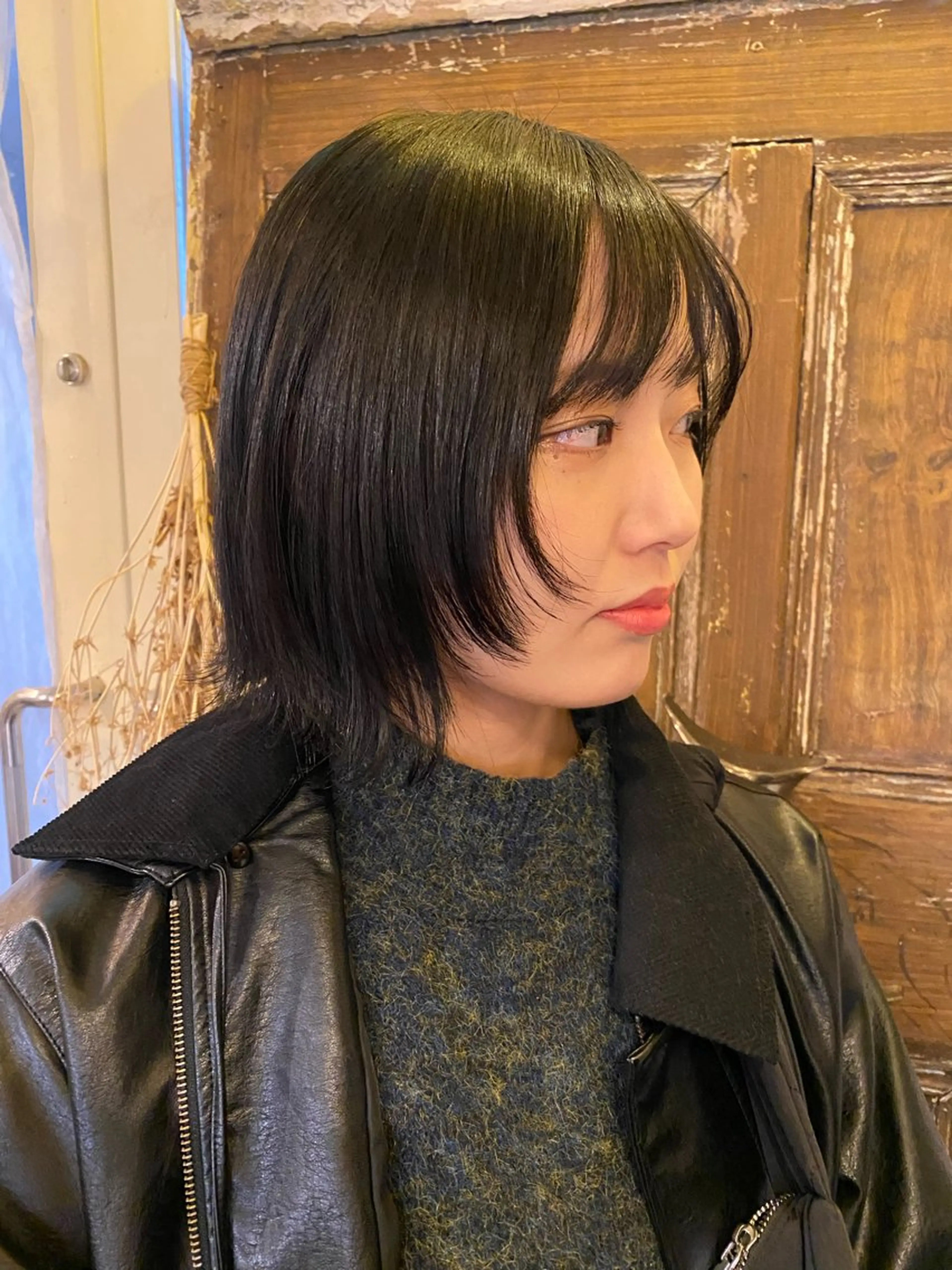 ショート ボブ 顔まわりレイヤー レイヤーカット カット sea's所属・平果帆/レイヤー /矢場町/ブリーチのヘアスタイル