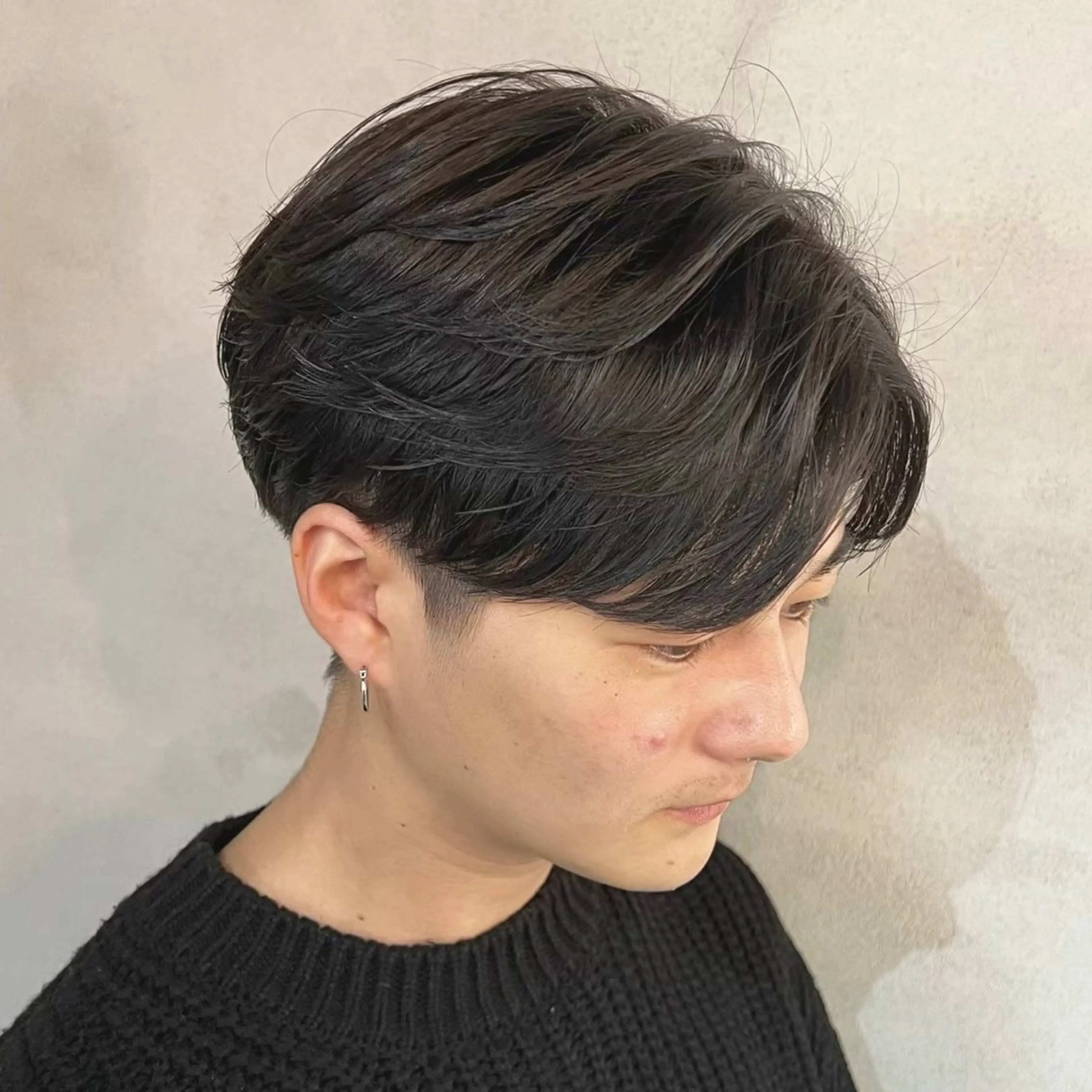 ❤️‍🔥minimo限定❤️‍🔥カット+暗染め #メンズカット #暗染め #黒染めの写真