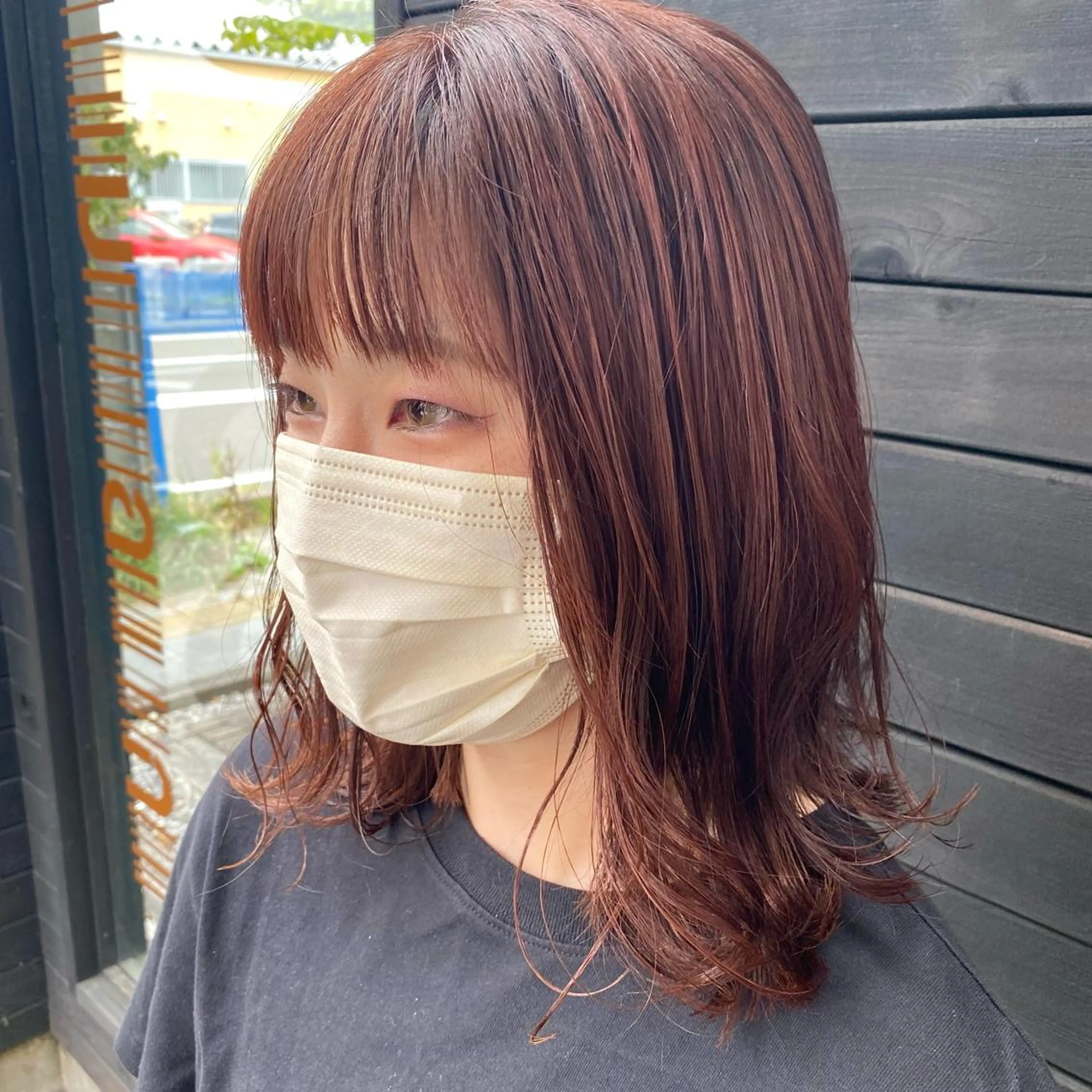 ミディアム カラー 高橋 舟太郎のヘアスタイル