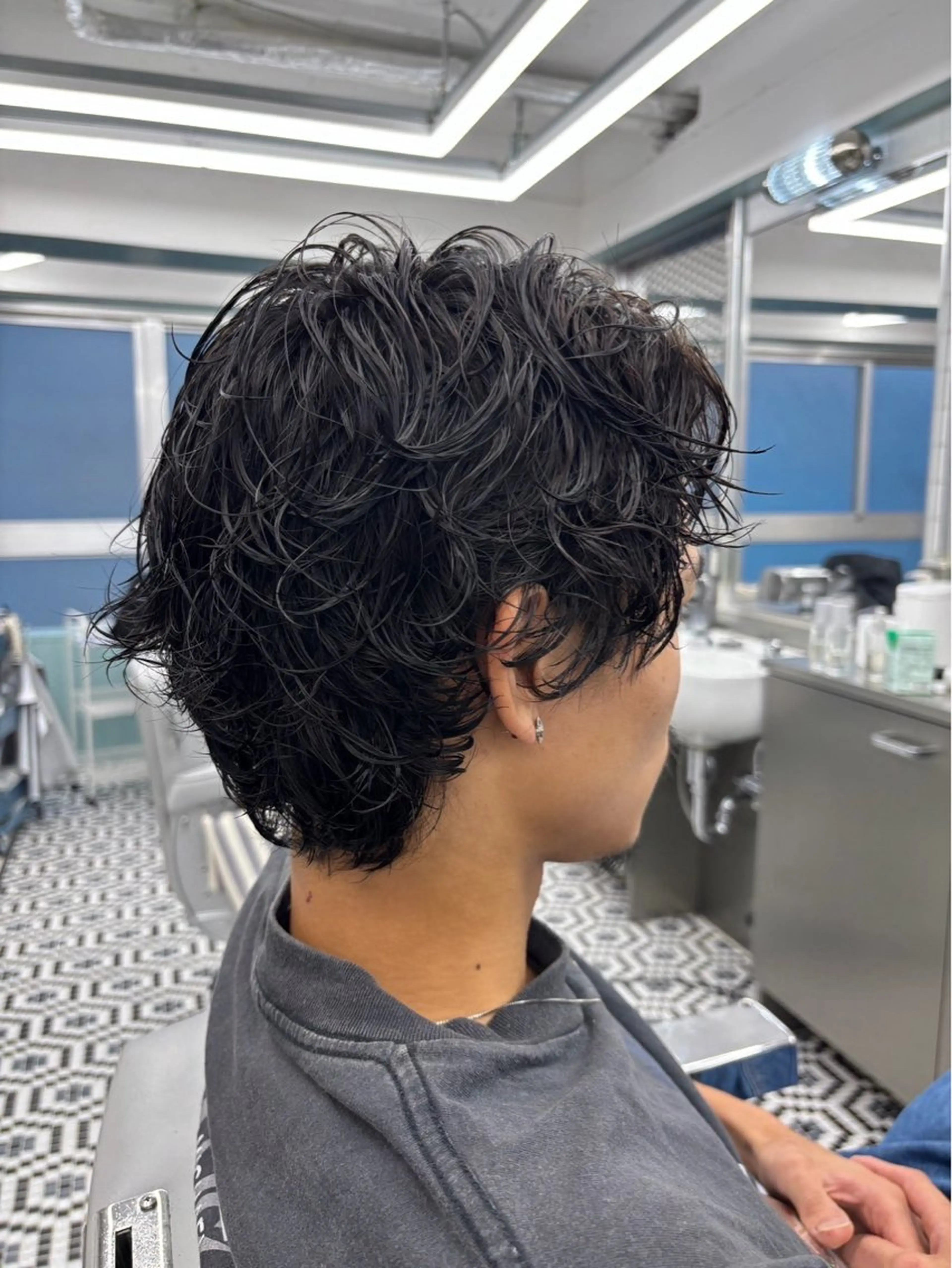 メンズ メンズパーマ 刈り上げ メンズサロン DAMDEE TOKYO HAIR LOUNGE 横浜関内店【ダムディー】所属・横浜/フェードカット / Kanakoのヘアスタイル