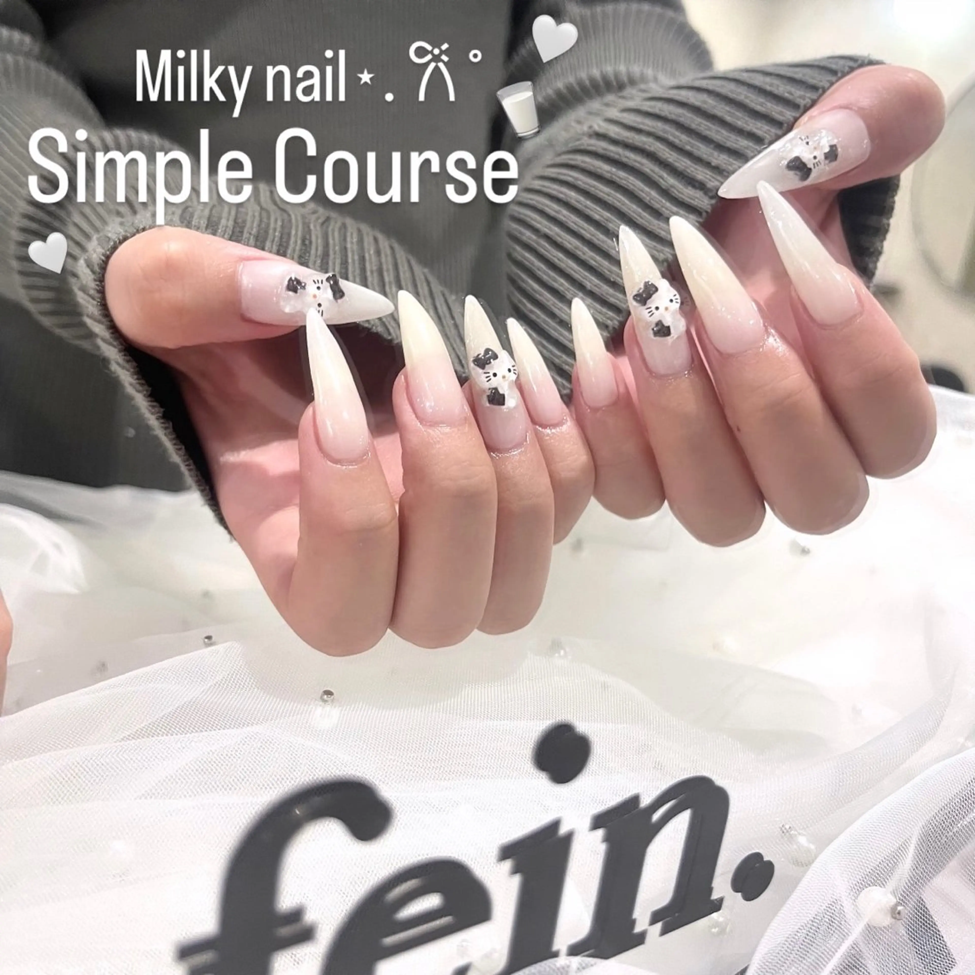 ネイル ハンドネイル 🧁fein. nana🩵のネイルデザイン