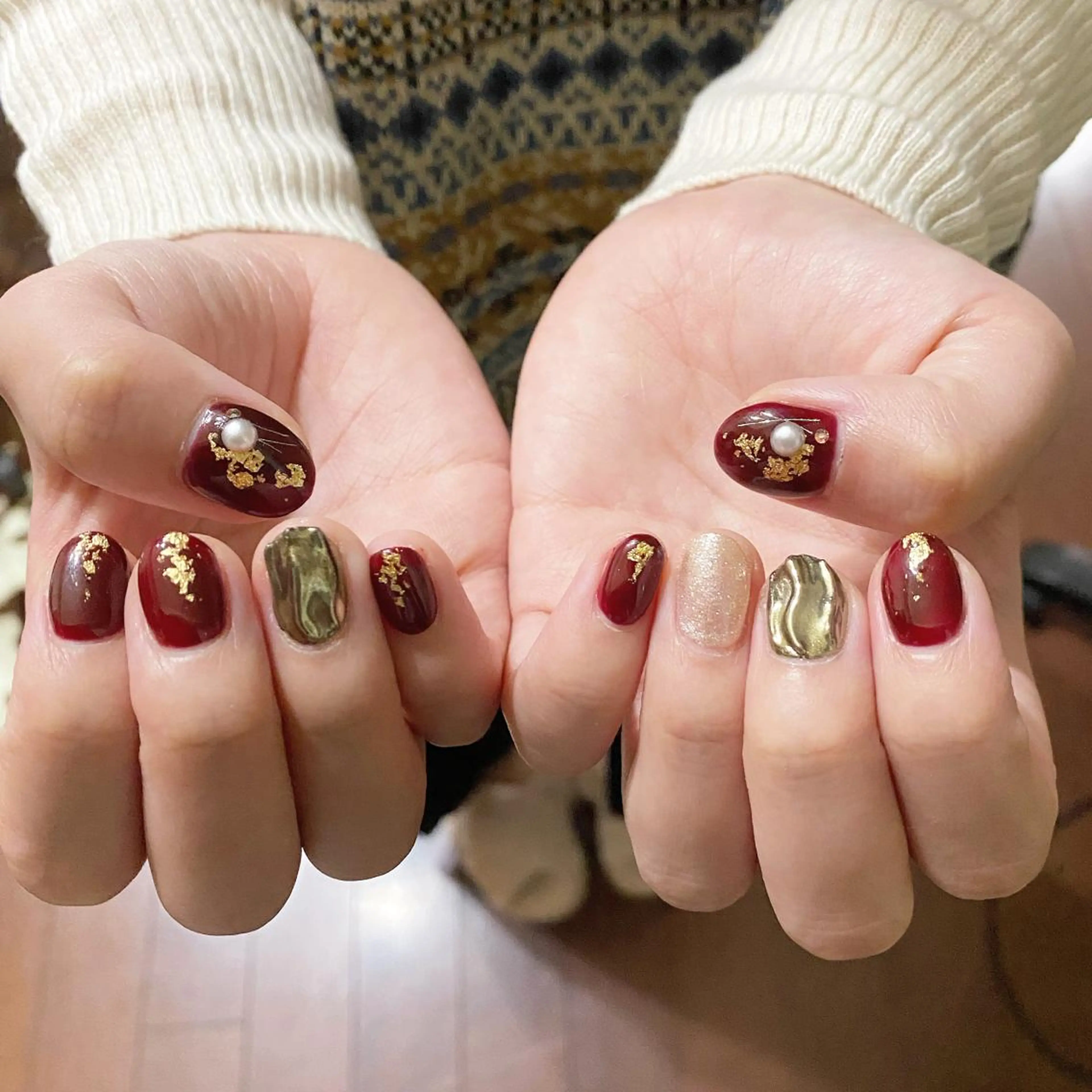 ネイル 成人式 private nail salon   crystal ⭐︎ color所属・crystal ⭐︎ colorのネイルデザイン