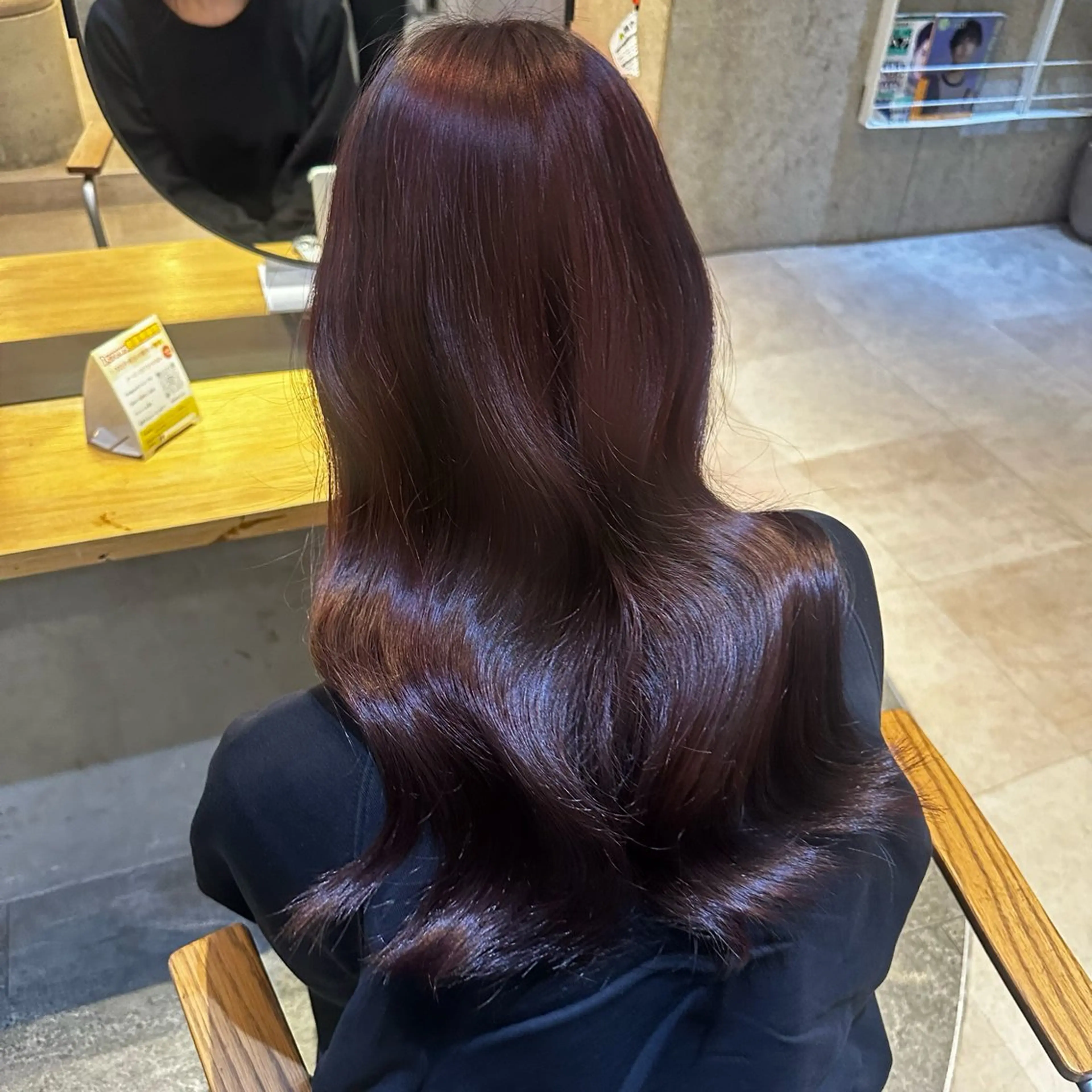 ロング カラー ブリーチ ブラウンカラー ブリーチなしカラー ピンクカラー ピンクブラウン カット ヘアカラー ラフィス池袋所属・✨本格的韓国スタイル 特化✨ﾊﾙｶ✨️のヘアスタイル