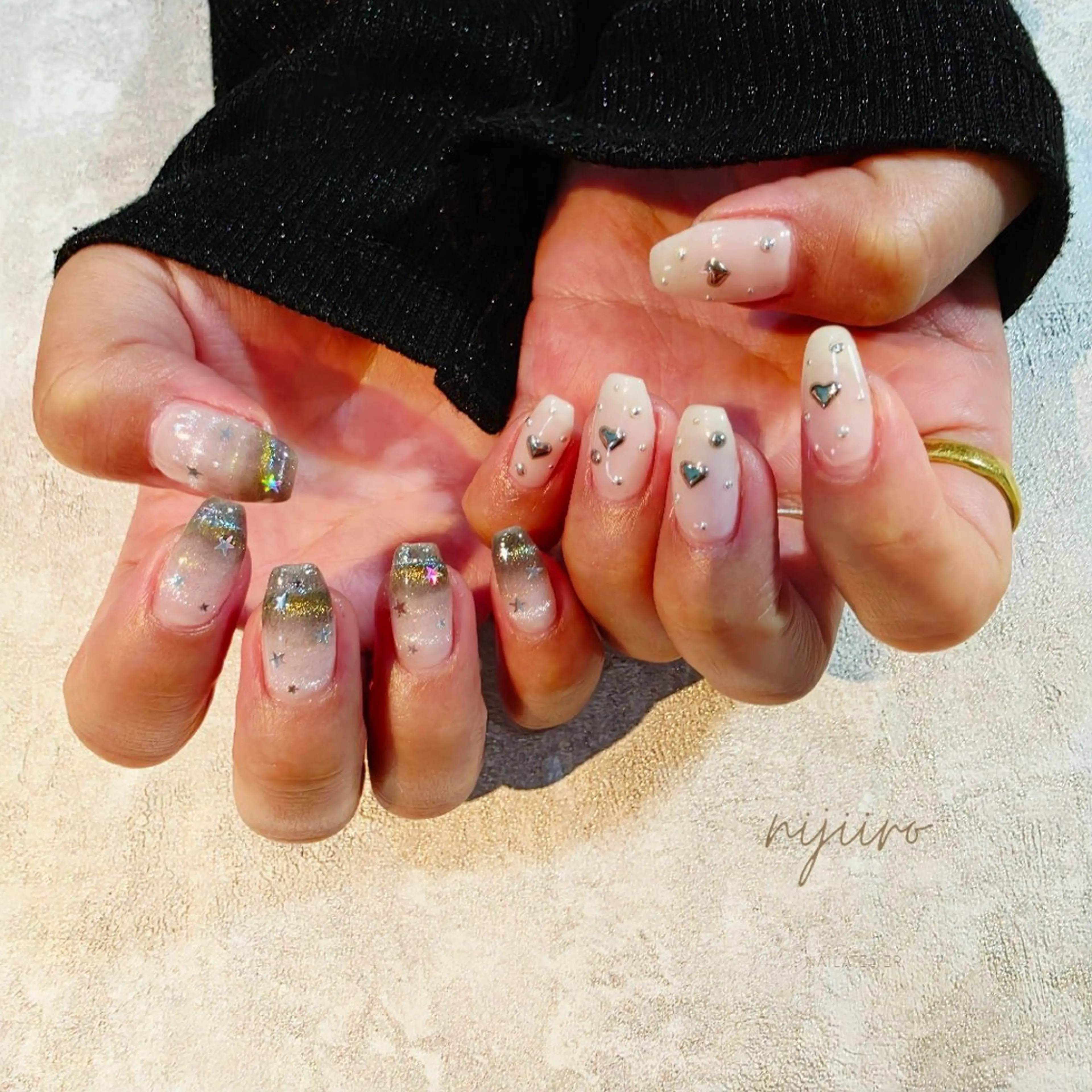 ネイル ハンドネイル nailatelier nijiiro.所属・nijiiro🌈 サトウのネイルデザイン