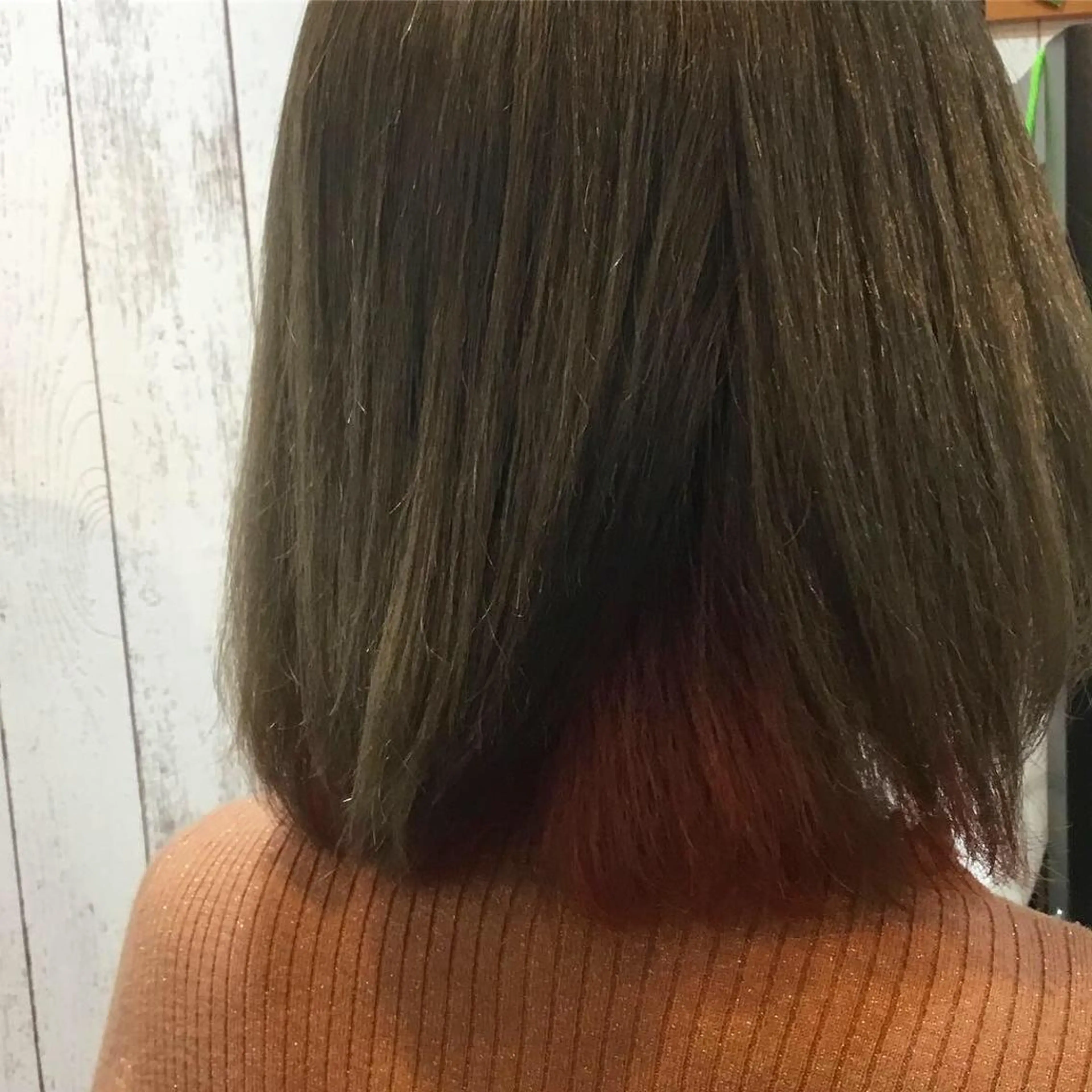 ミディアム カラー 金崎 新吾のヘアスタイル