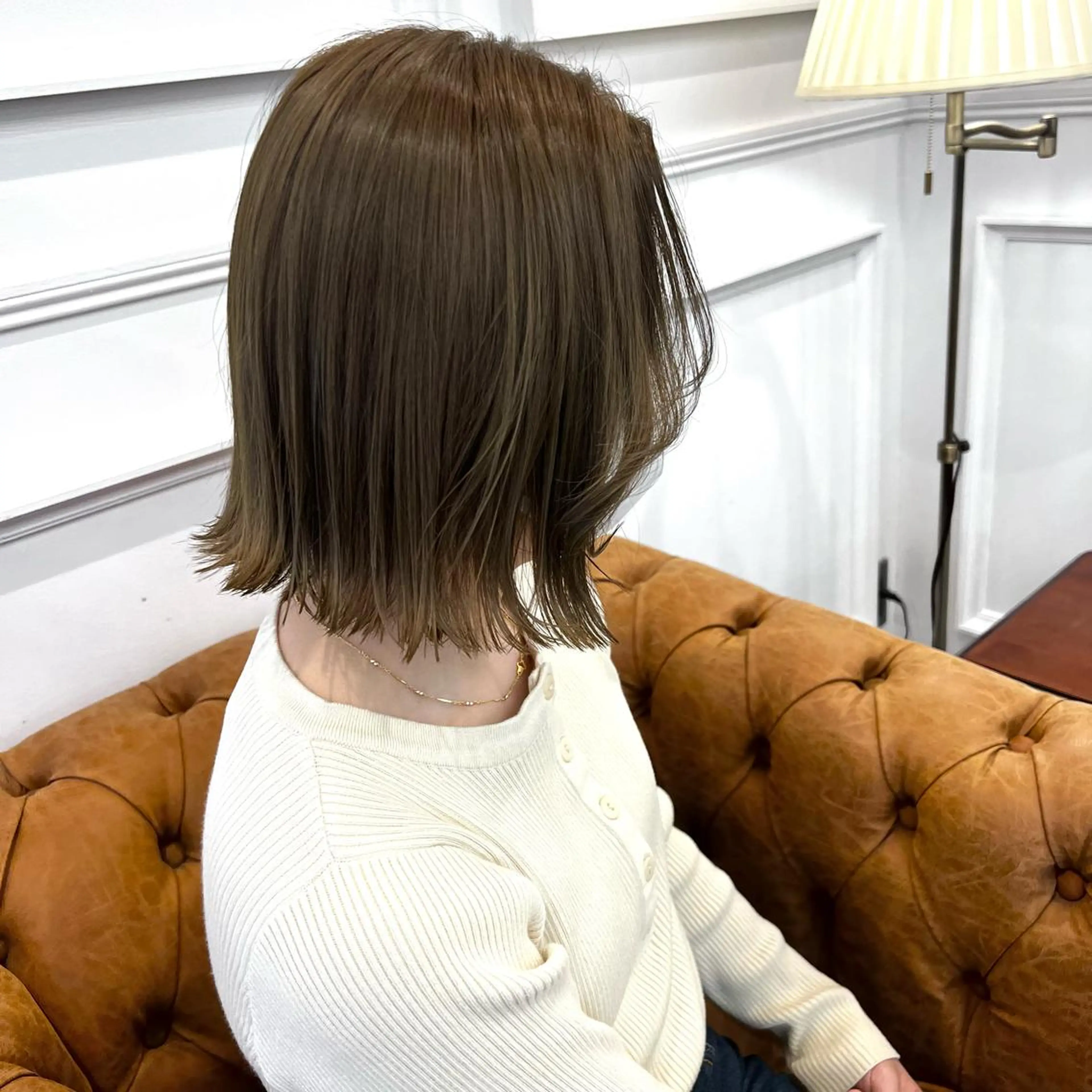 ミディアム カット ヘアカラー ヘッドスパ TriumpH天王寺店【ミルボンAujua認定サロン】所属・SAKI🐈‍⬛【 HAPPY届けます】のヘアスタイル