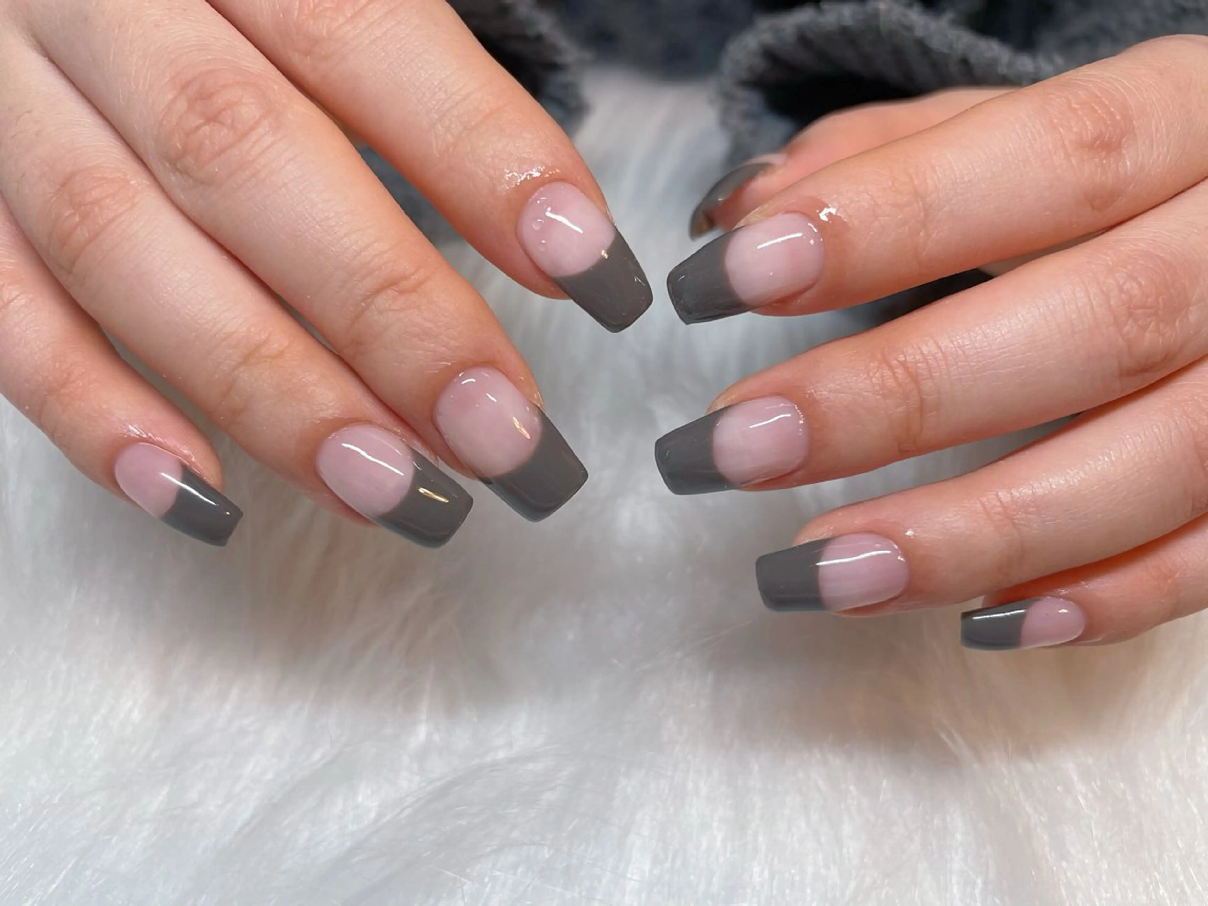 ネイル フレンチネイル スクエアネイル ハンドネイル エン Nail salonのネイルデザイン