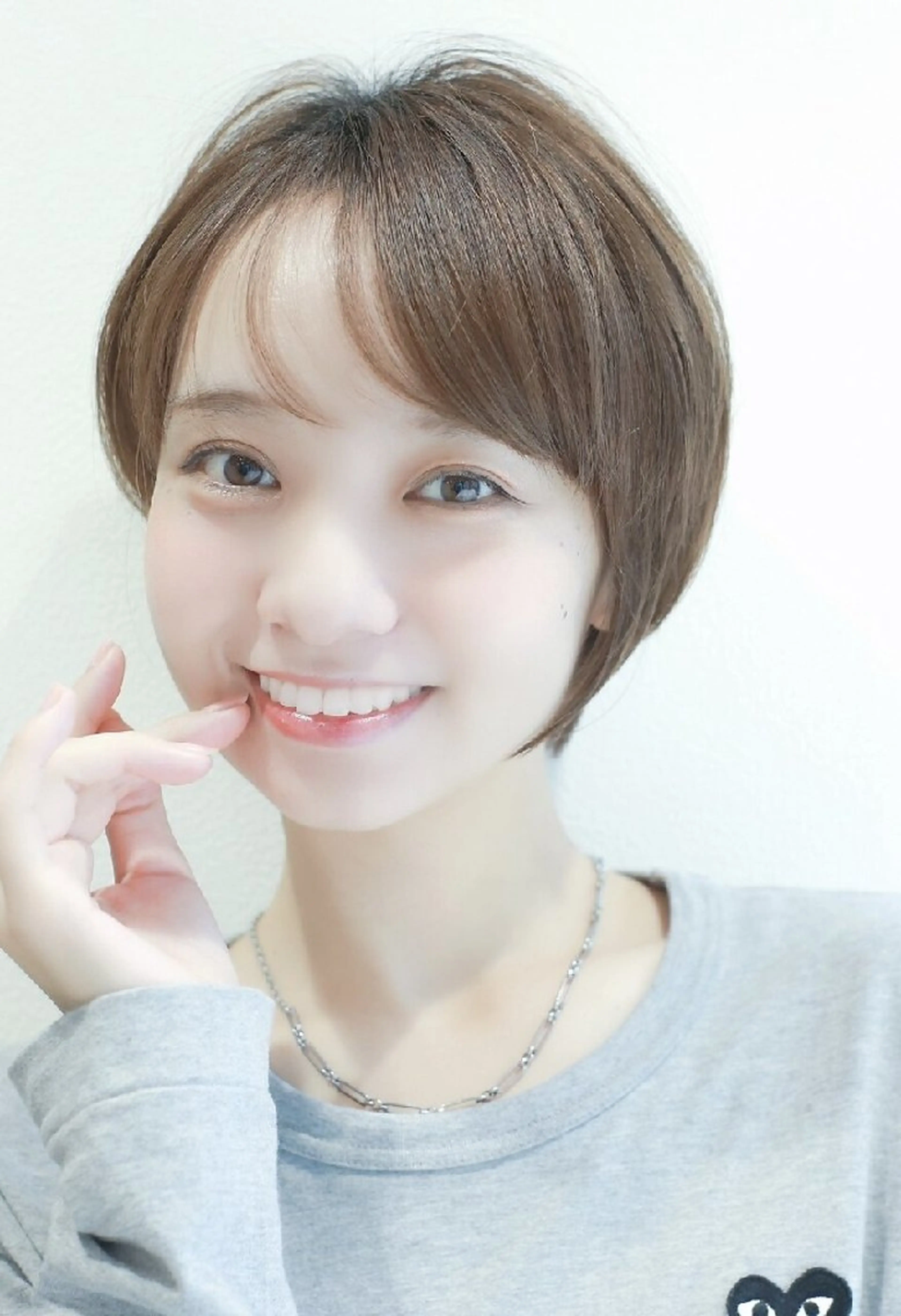 カラー ショート トリートメント 深夜まで営業中‼️ レム髪質改善のヘアスタイル