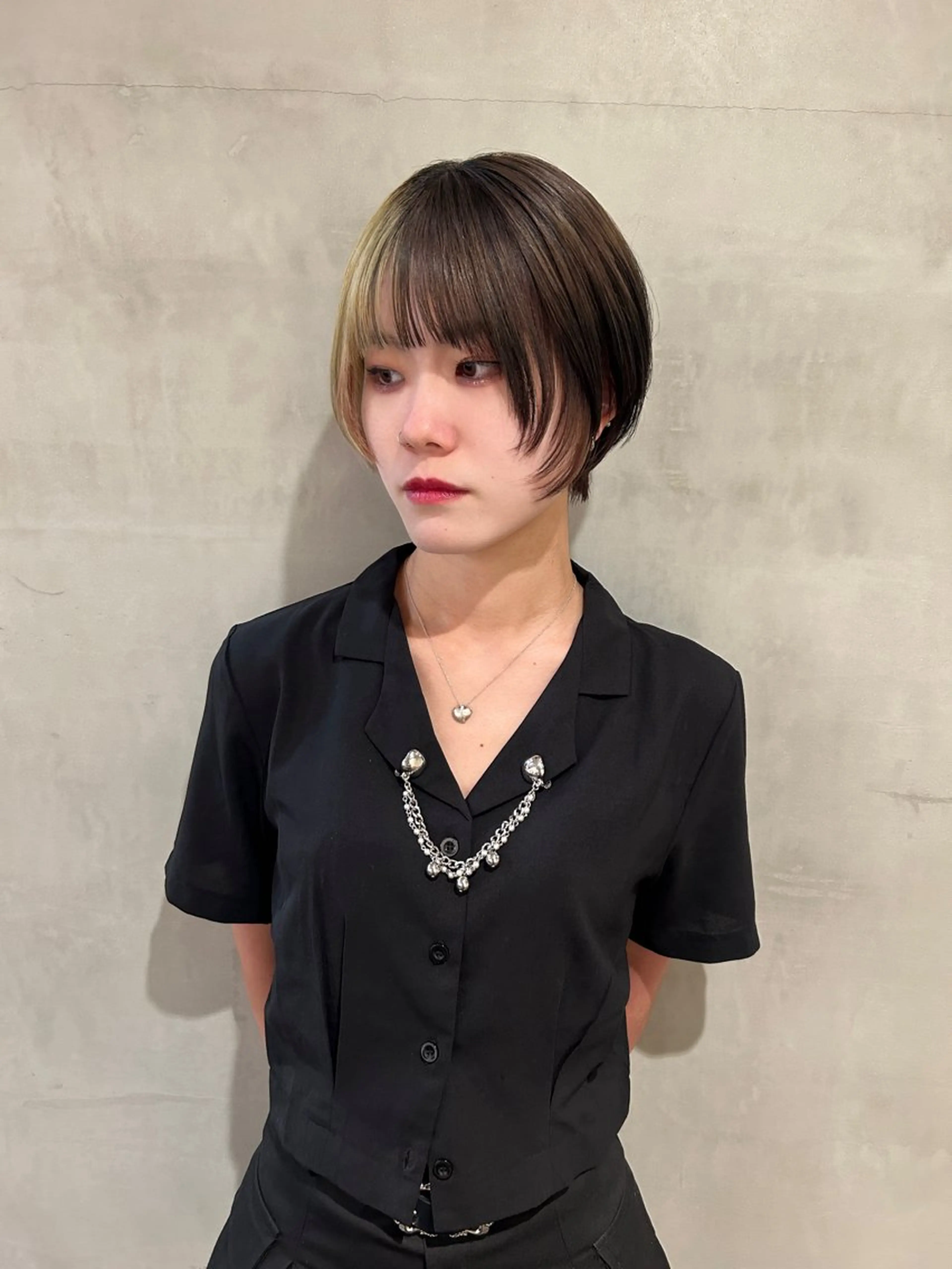 ショート カット デザインカラー❤︎ イシイレイのヘアスタイル