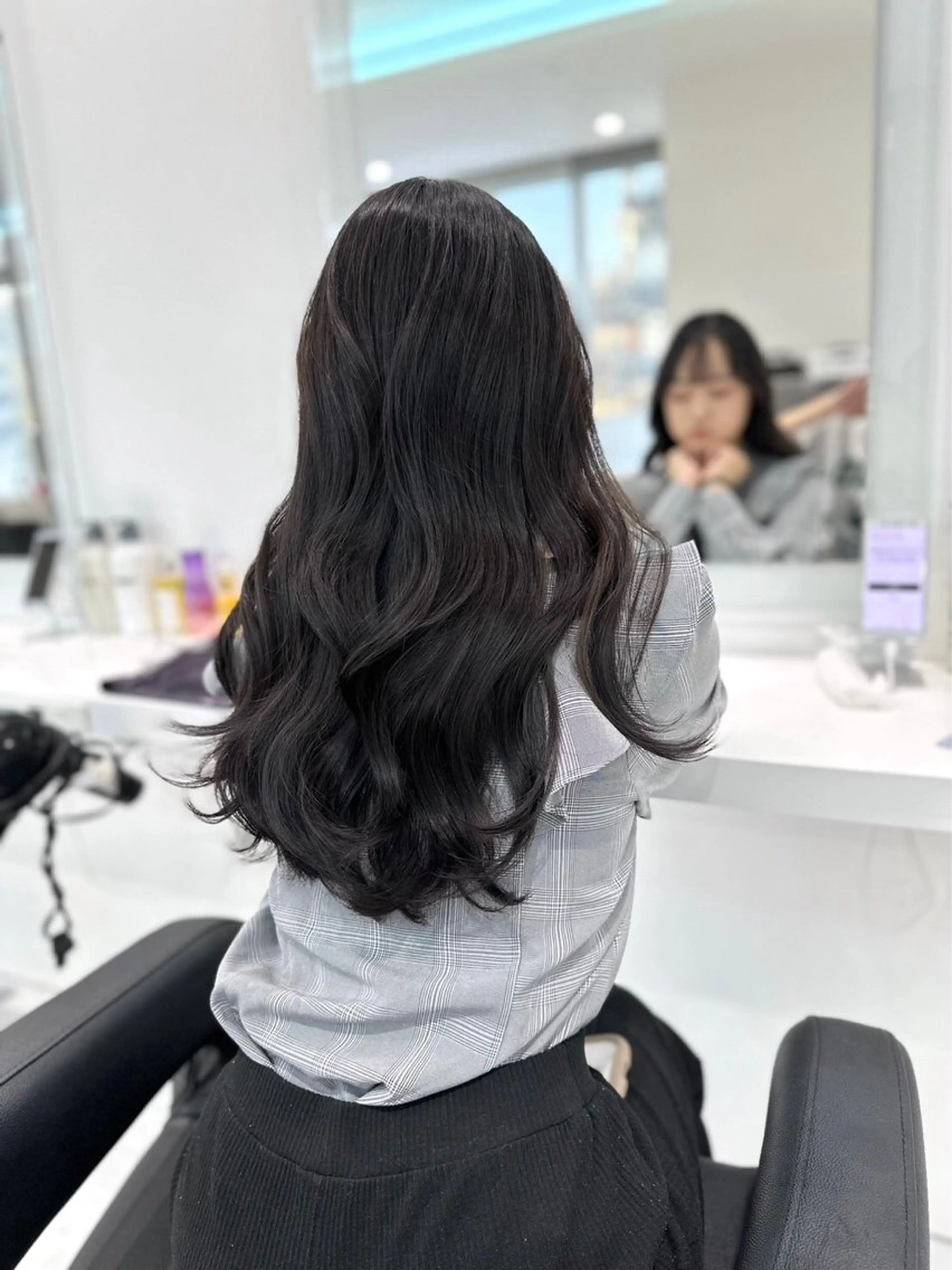 ロング カラー グレージュ ヘアカラー ブレンバイドット所属・ニュアンスカラー/ 🫧レミ(坊主)のヘアスタイル