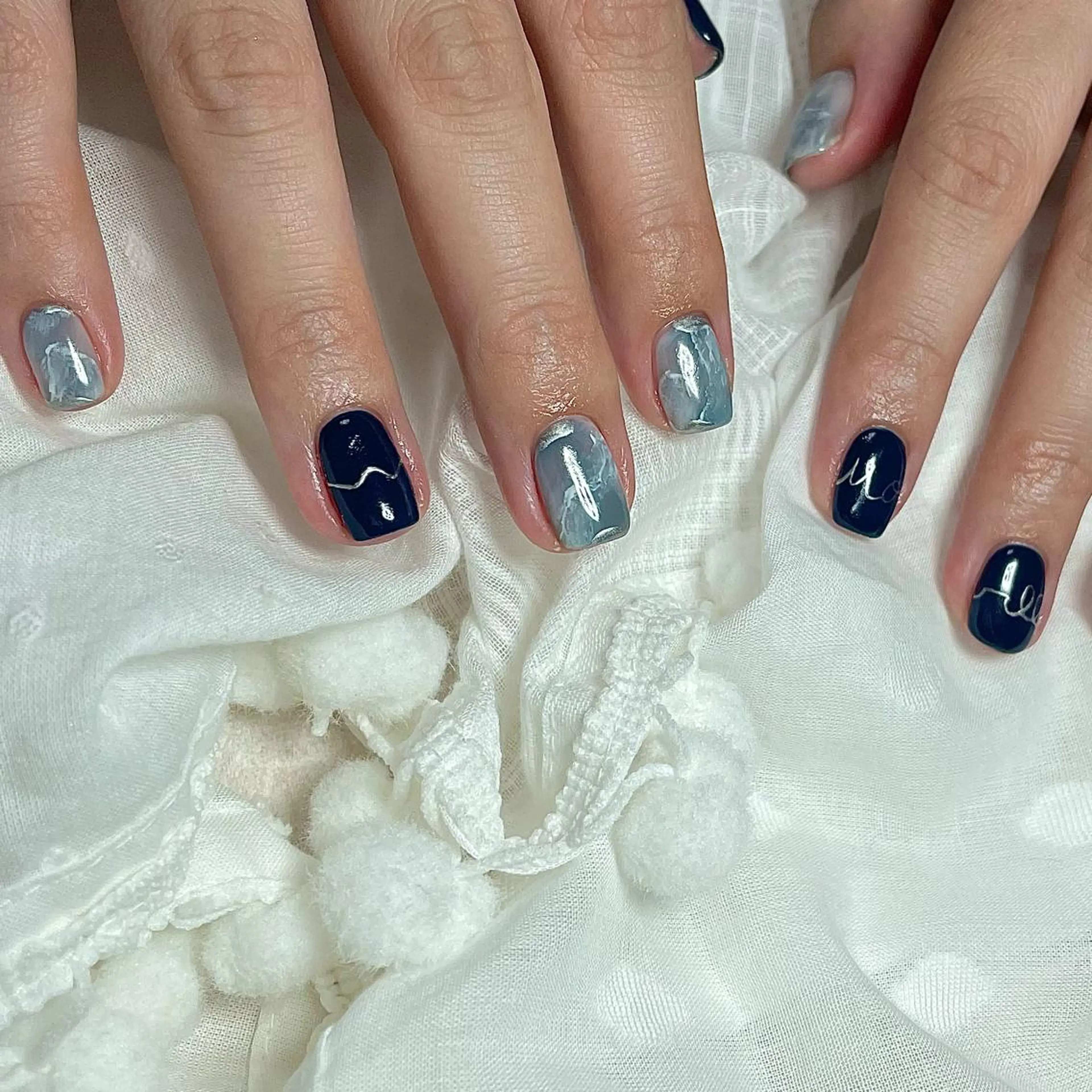 ネイル 持ち込み ハンドネイル Nailsalon BLOOM🌷 山崎のネイルデザイン