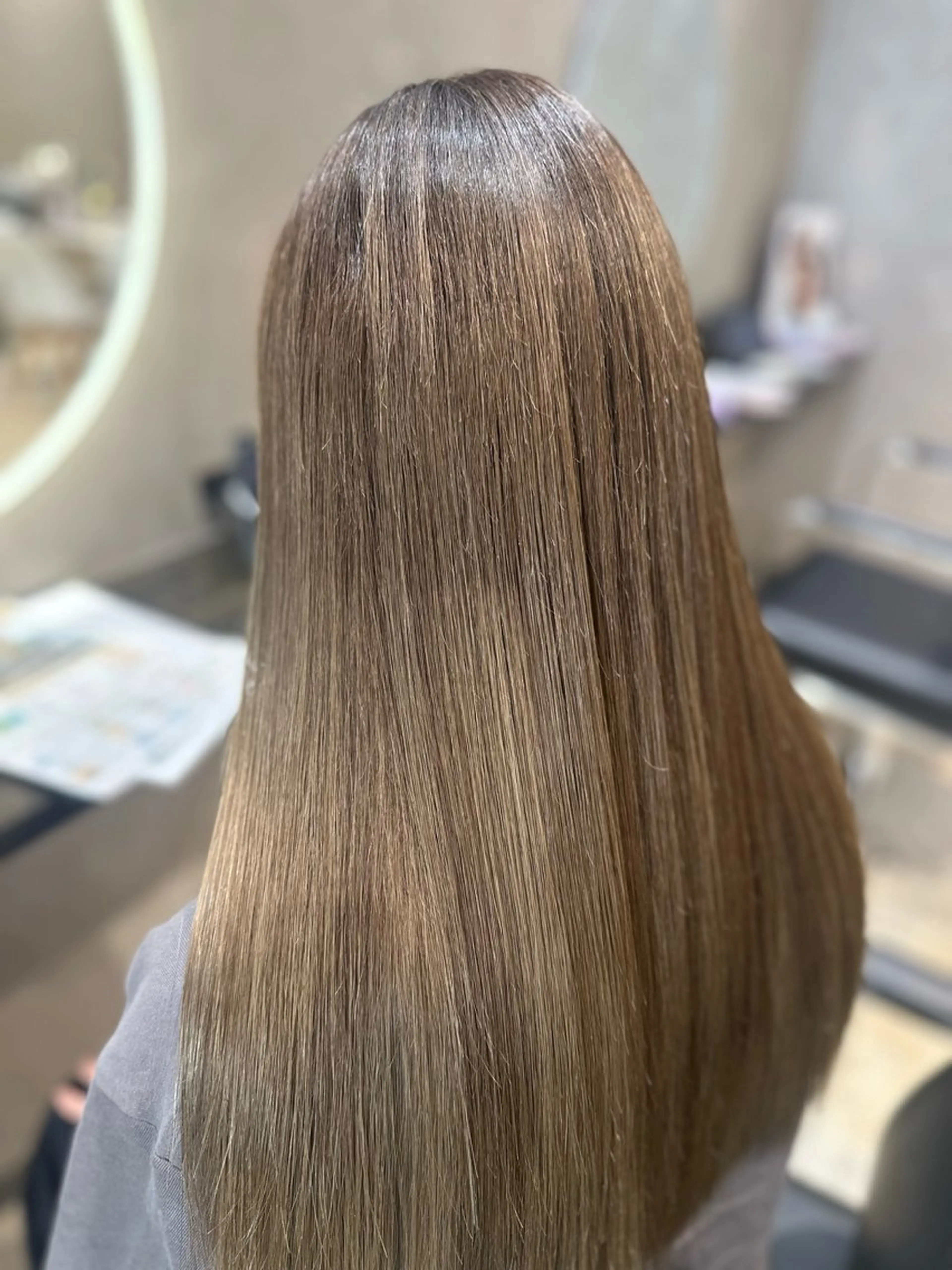 ロング カット 縮毛矯正  ︎︎ 🍒アイハラサナ🍒のヘアスタイル