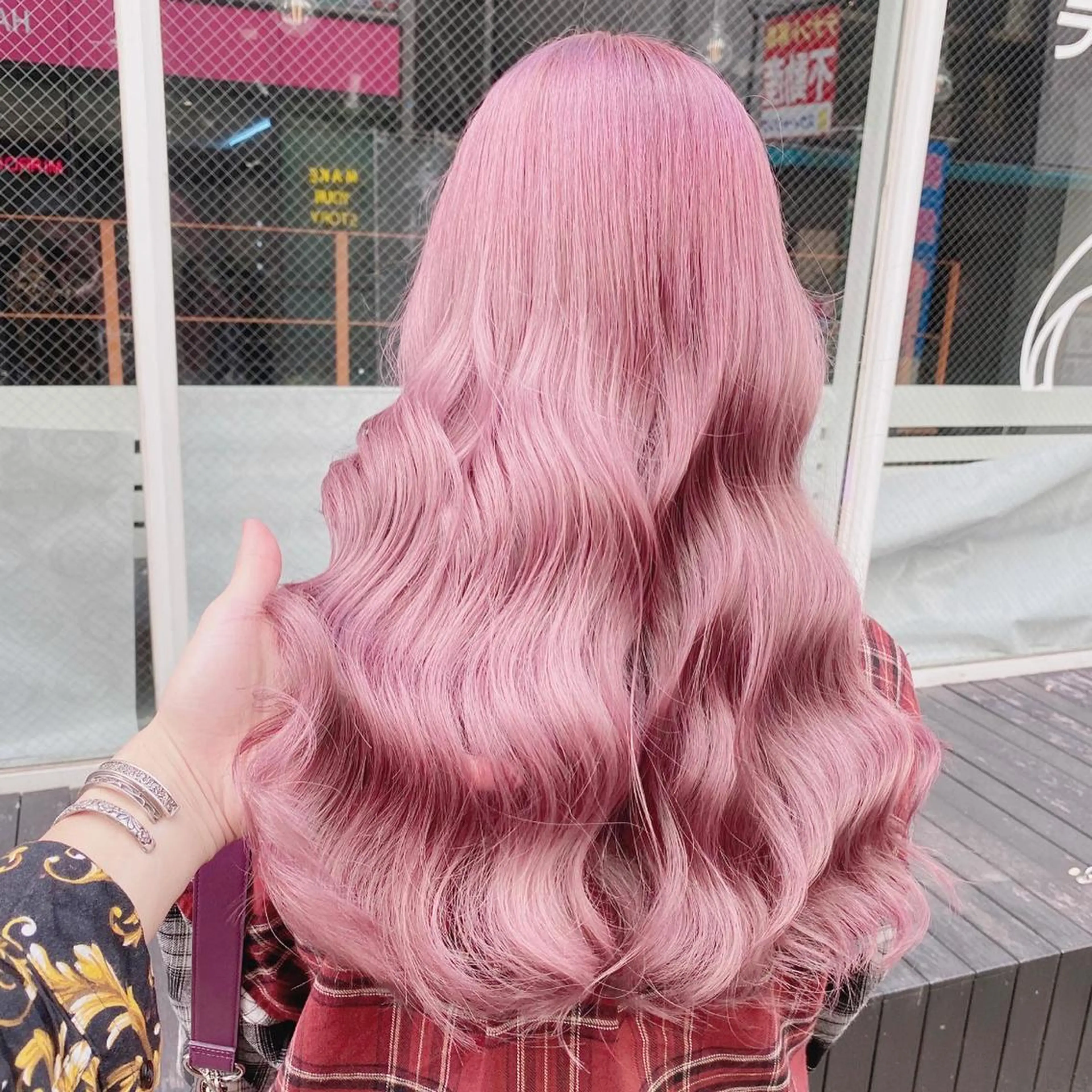 セミロング カラー ヘアアレンジ アッシュ アッシュグレー ベージュカラー 黒髪 ブリーチ カット ヘアカラー トリートメント ブリーチ/ヘアケア 🪞TAKUMA🪞のヘアスタイル