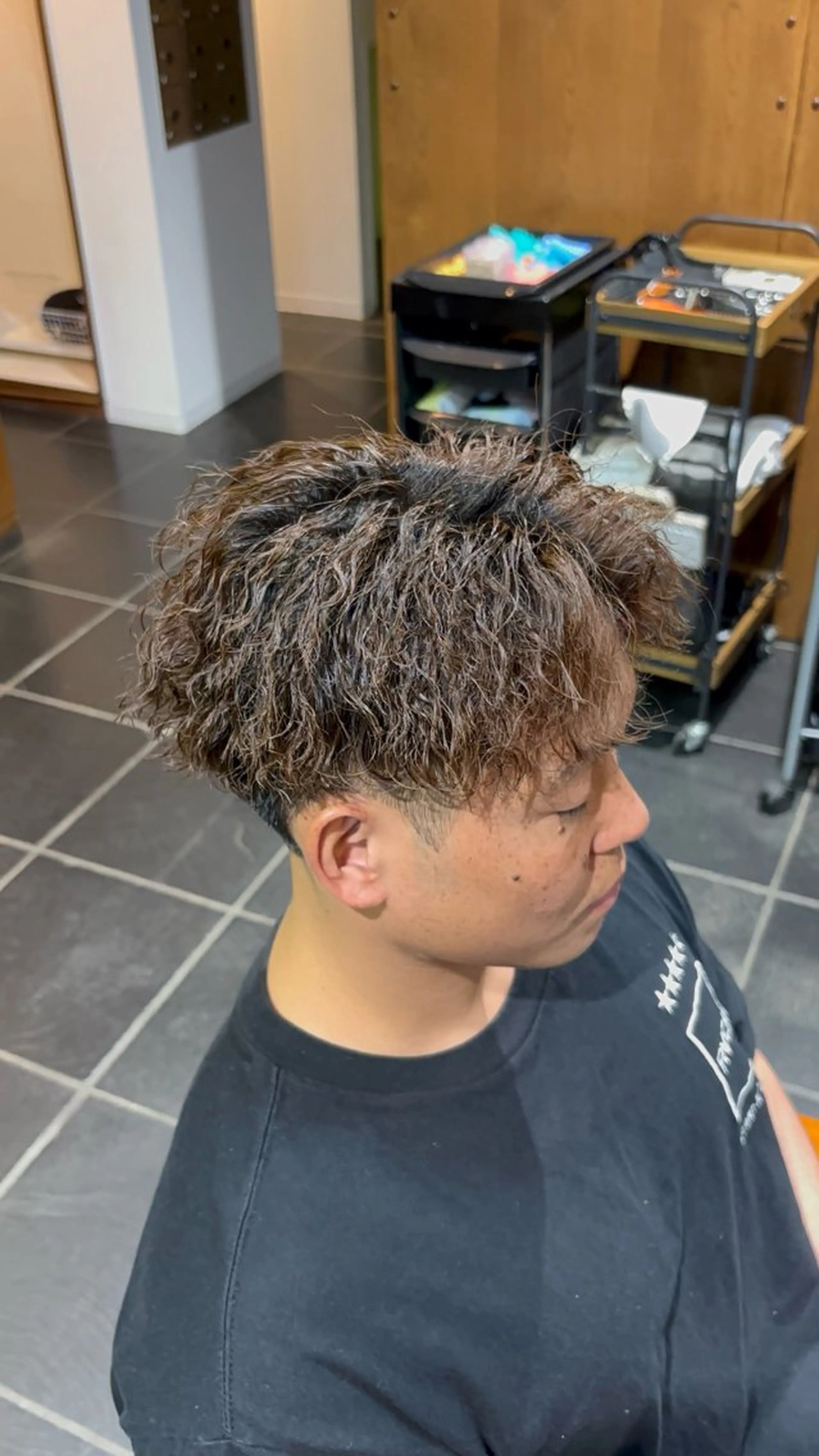 パーマ メンズ メンズパーマ ツイストスパイラルパーマ スパイラルパーマ カット パーマ ruen大分駅店 /佐藤萌音のヘアスタイル
