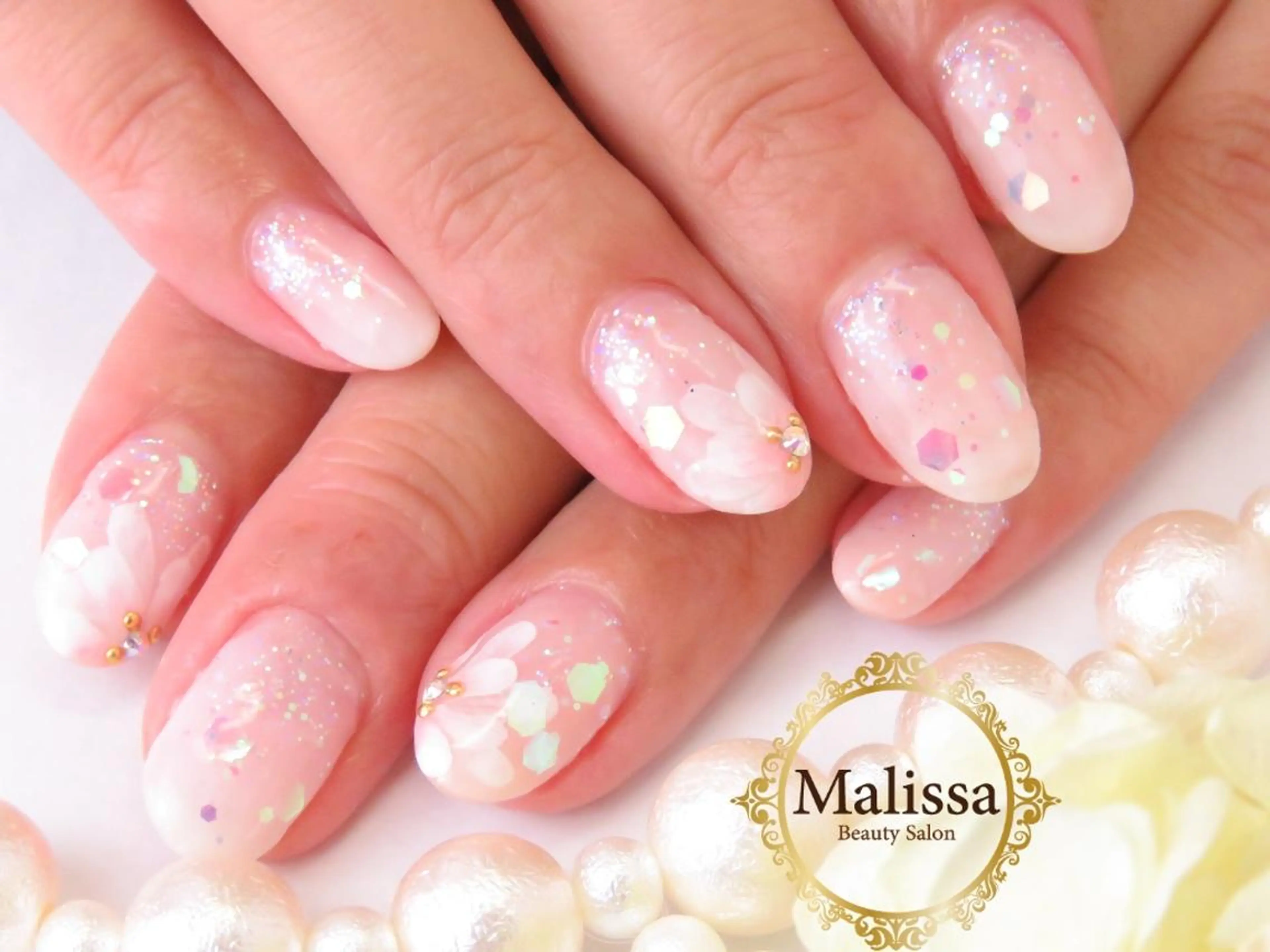 ネイル ジェルネイル パラジェル スカルプネイル ブライダルネイル Beauty Salon Malissa所属・Malissa　 スカルプ&深爪歓迎◎のネイルデザイン