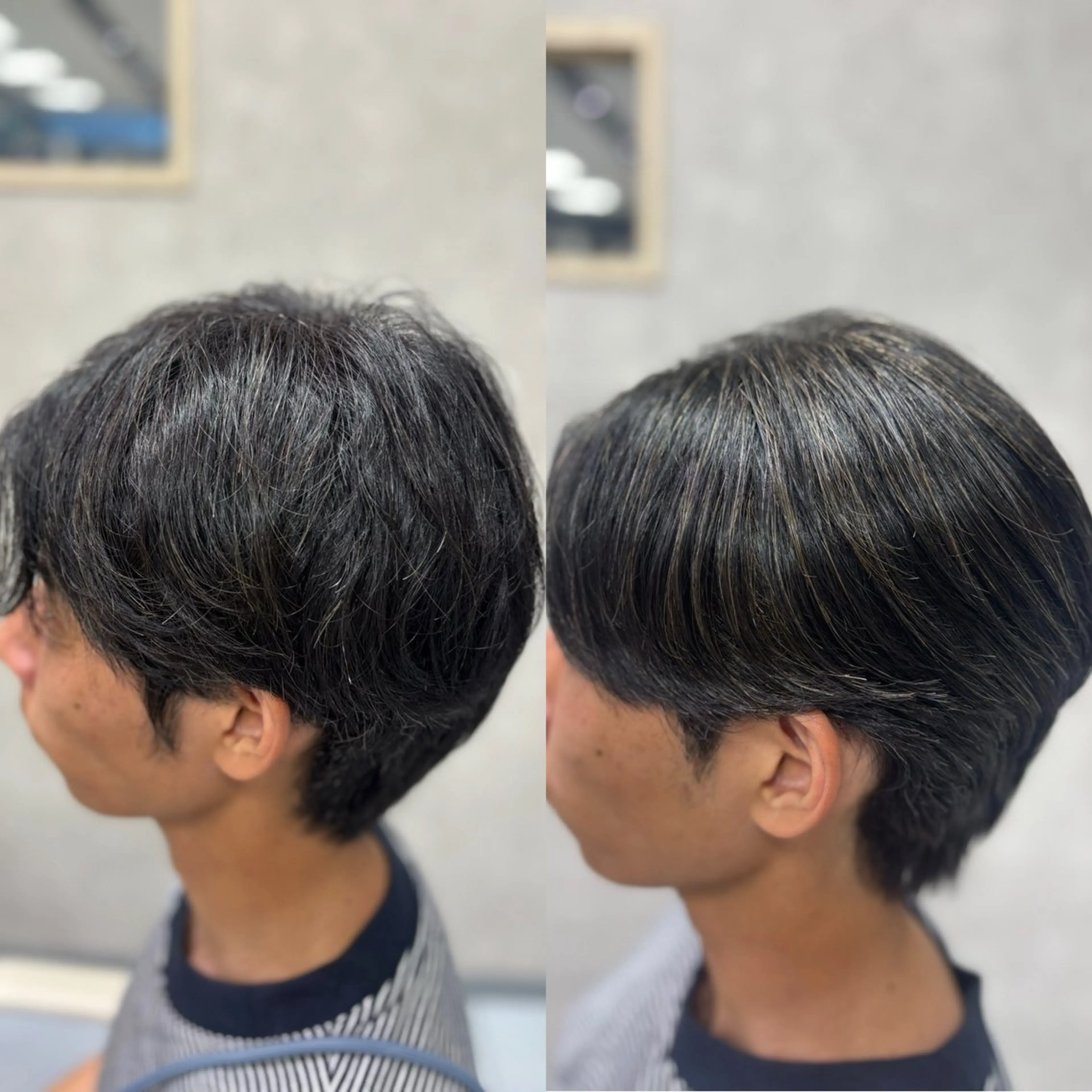 ショート パーマ メンズ 縮毛矯正 トリートメント メンズ特化韓国風 パーマスタイル/りんのヘアスタイル