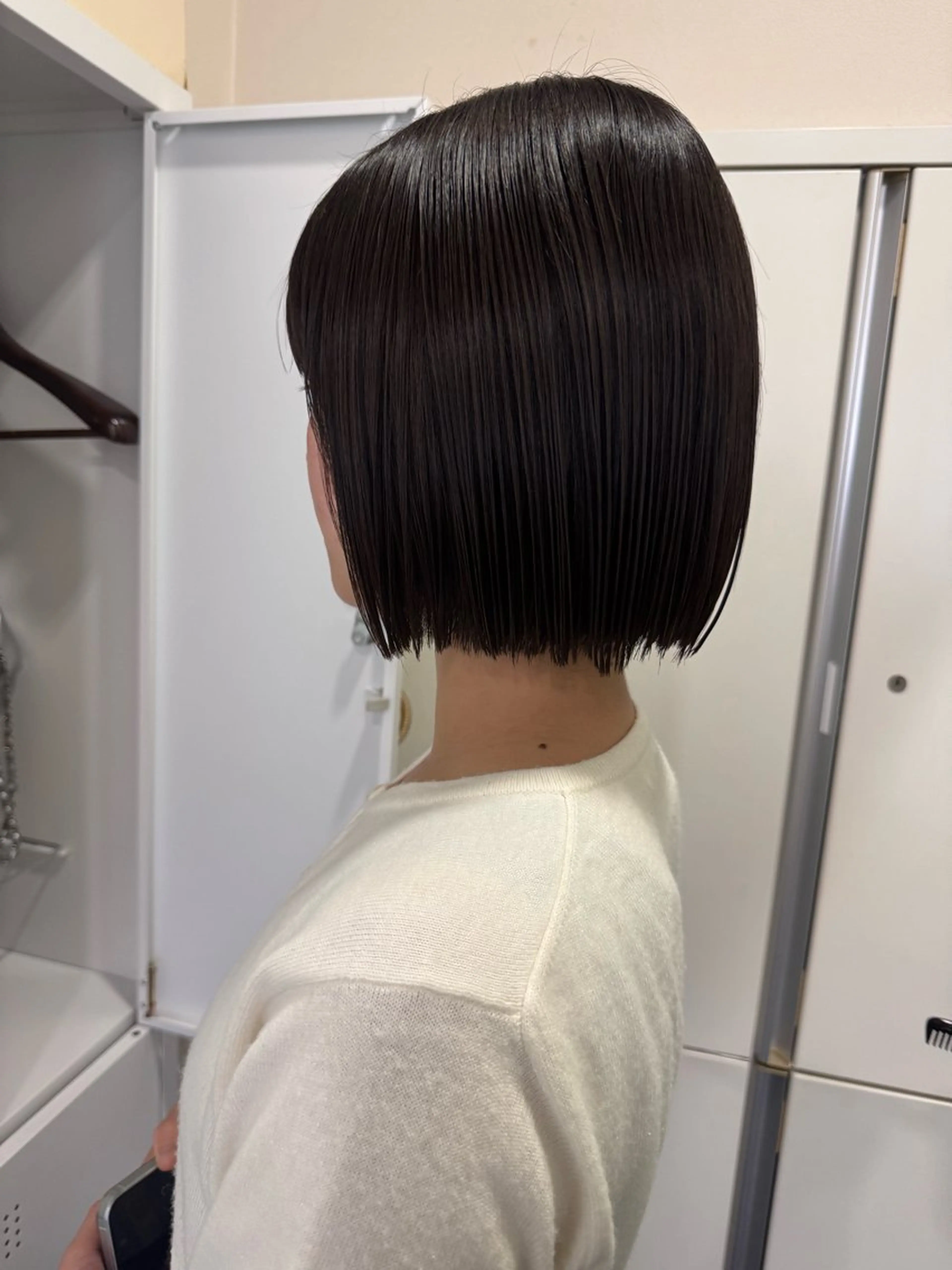 ショート 艶カラー/ベージュ カラー/tuburaのヘアスタイル