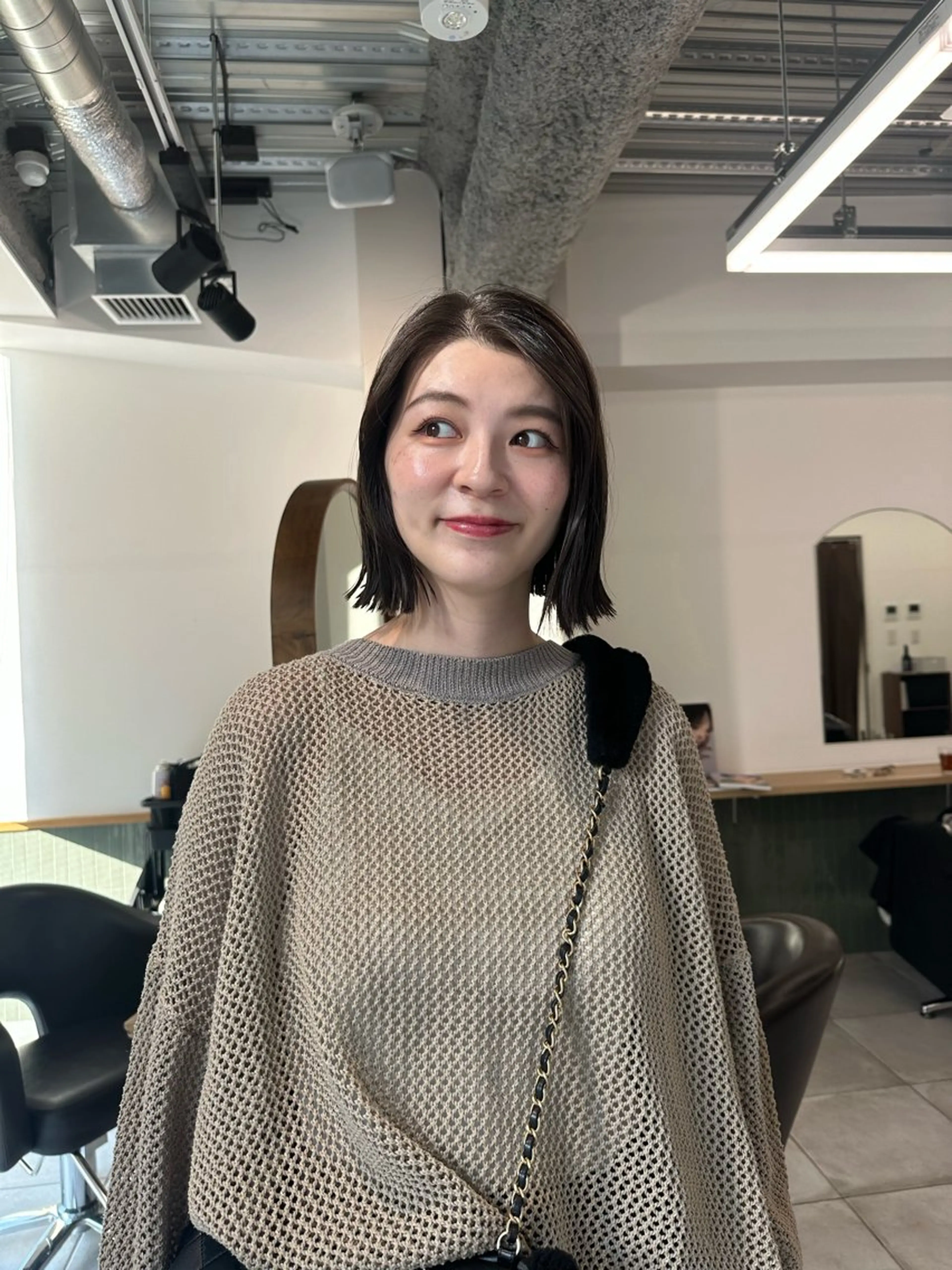 ミディアム カラー キッズ カット ヘアカラー オトナヘア🌿 harukaのヘアスタイル
