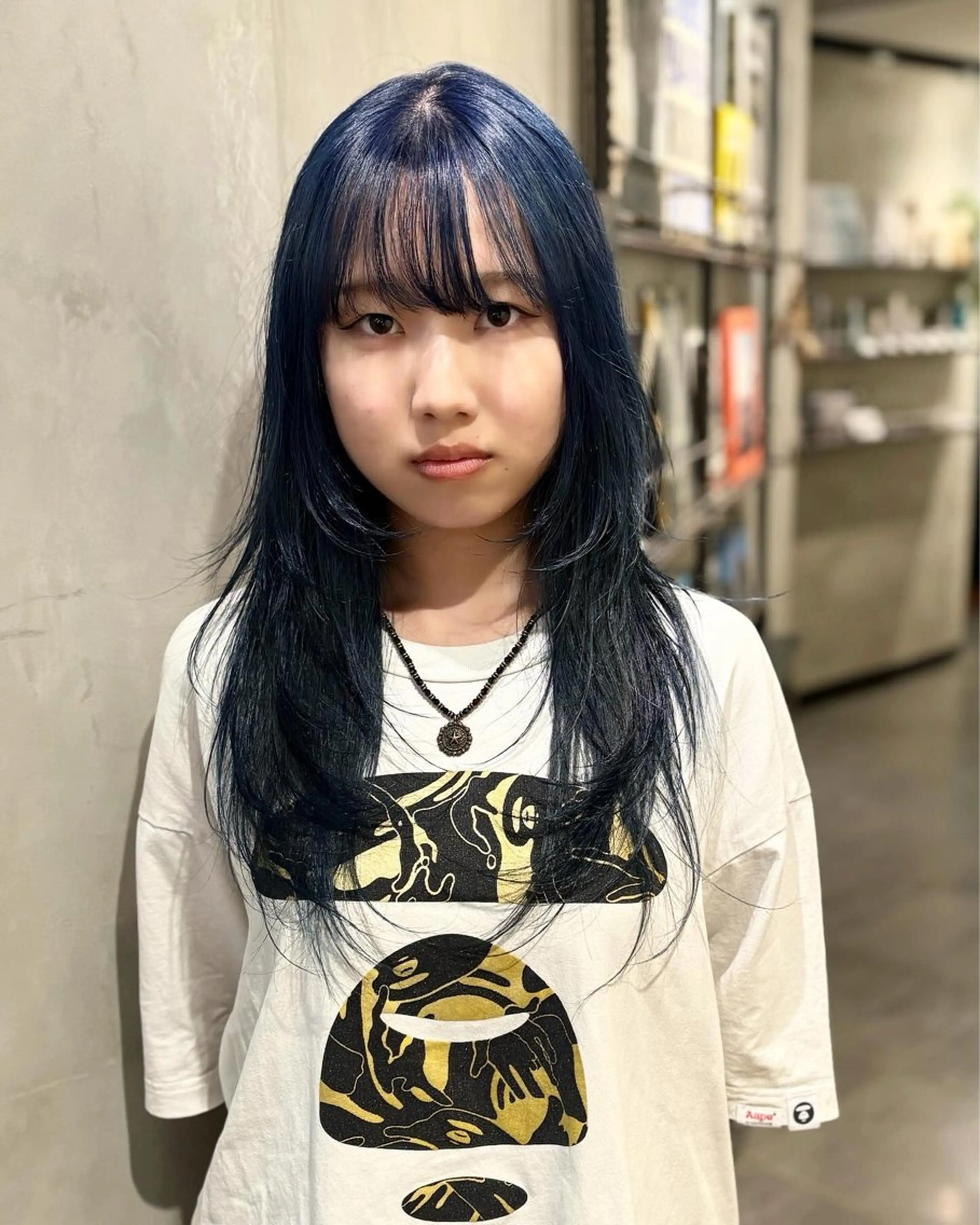 ロング カラー ヘアカラー トリートメント 優 作のヘアスタイル