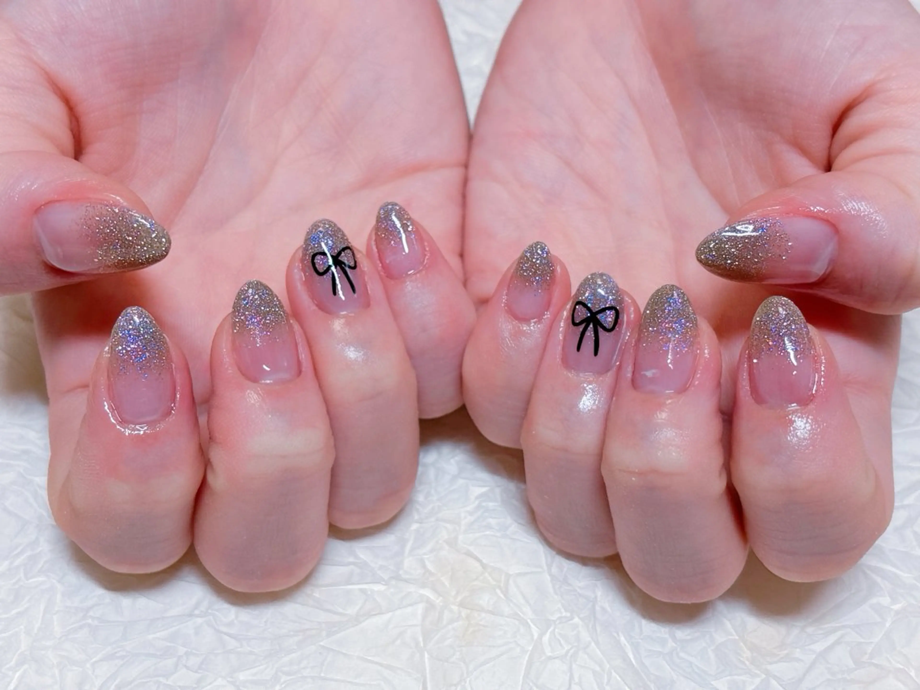ネイル アートネイル オーロラネイル チークネイル フラッシュネイル フットネイル ハンドネイル ゆ か_Nails💫のネイルデザイン