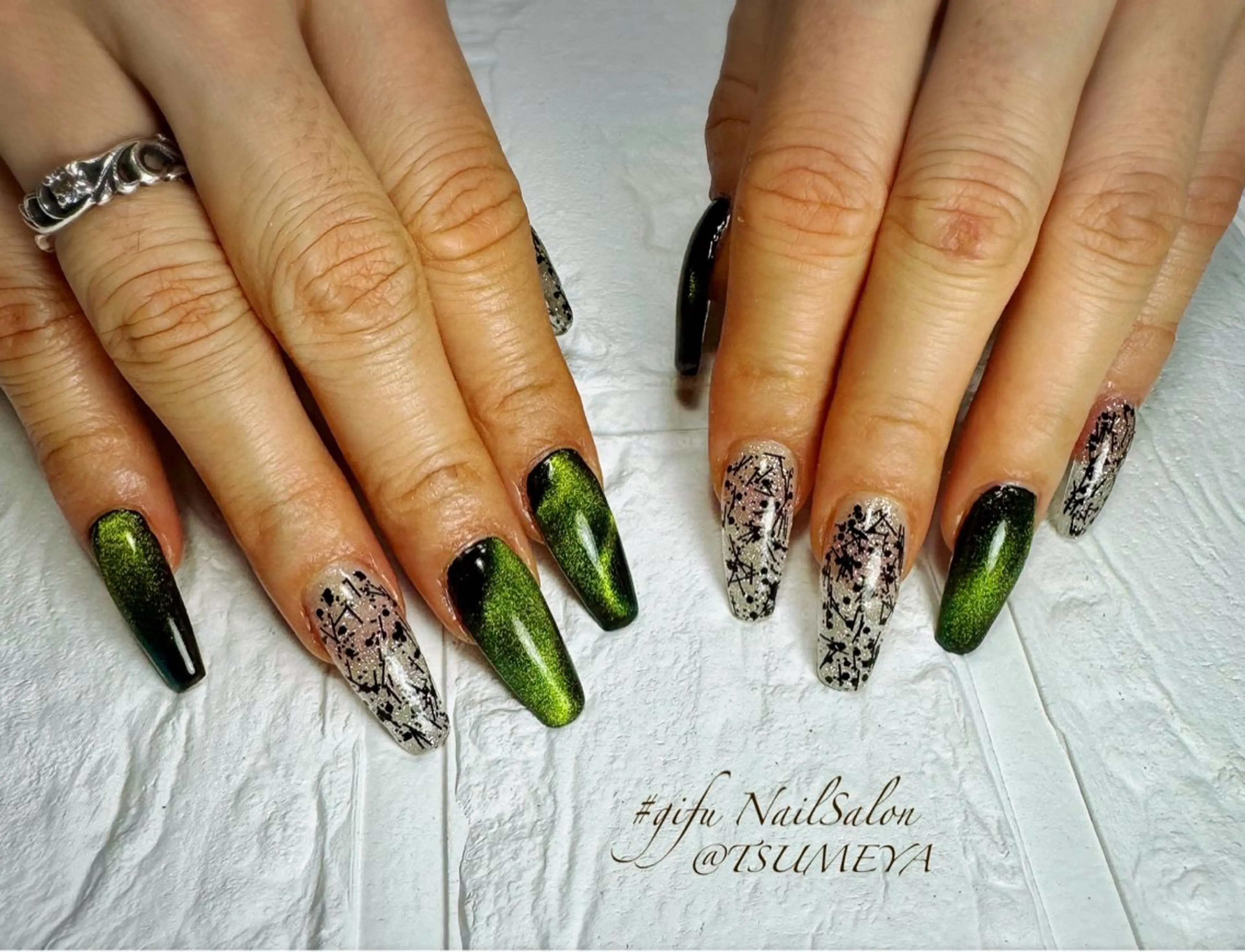 ロング TSUMEYA KONのネイルデザイン