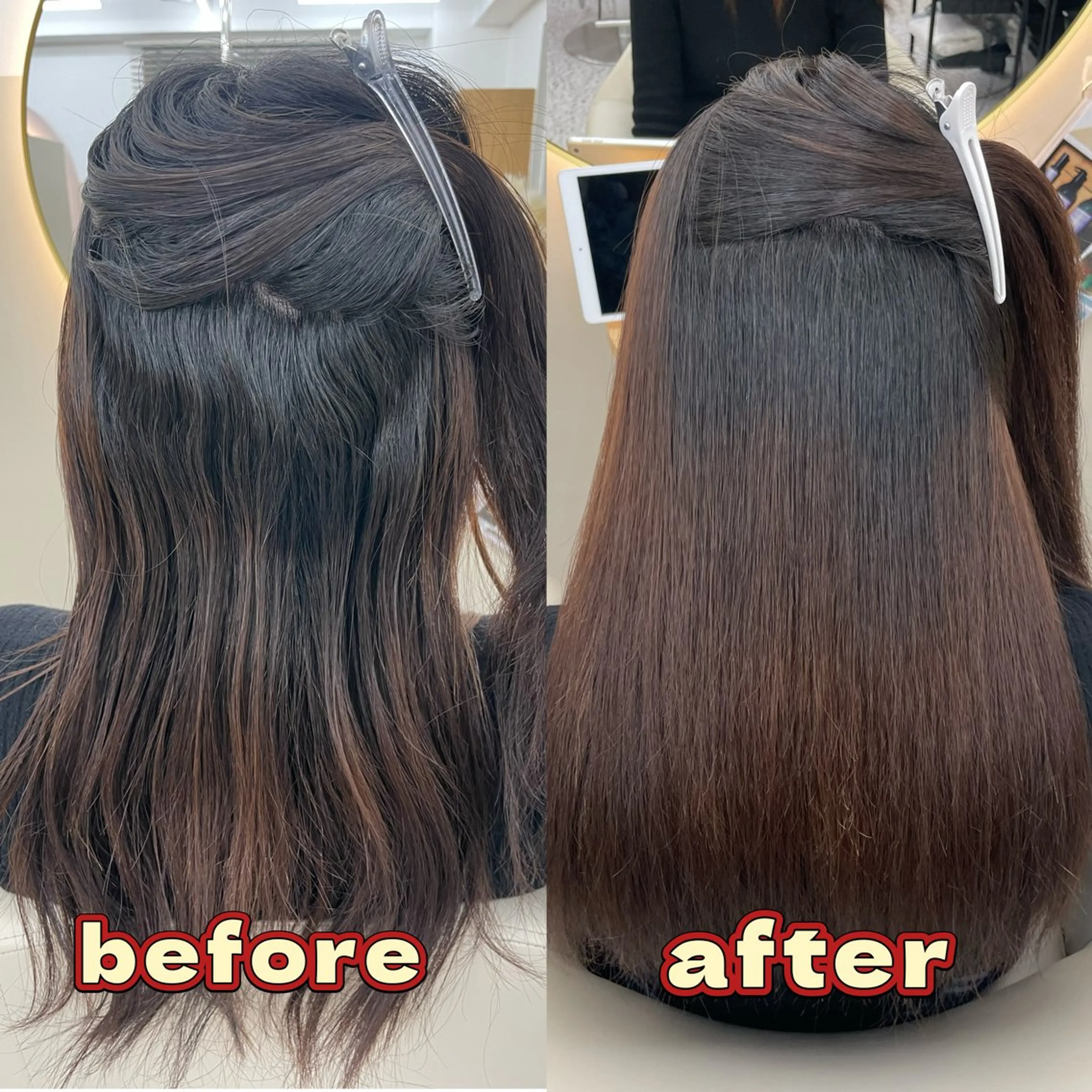 ロング 縮毛矯正 トリートメント 髪質改善/艶カラー✨ 𝔂𝓾𝓴𝓲のヘアスタイル