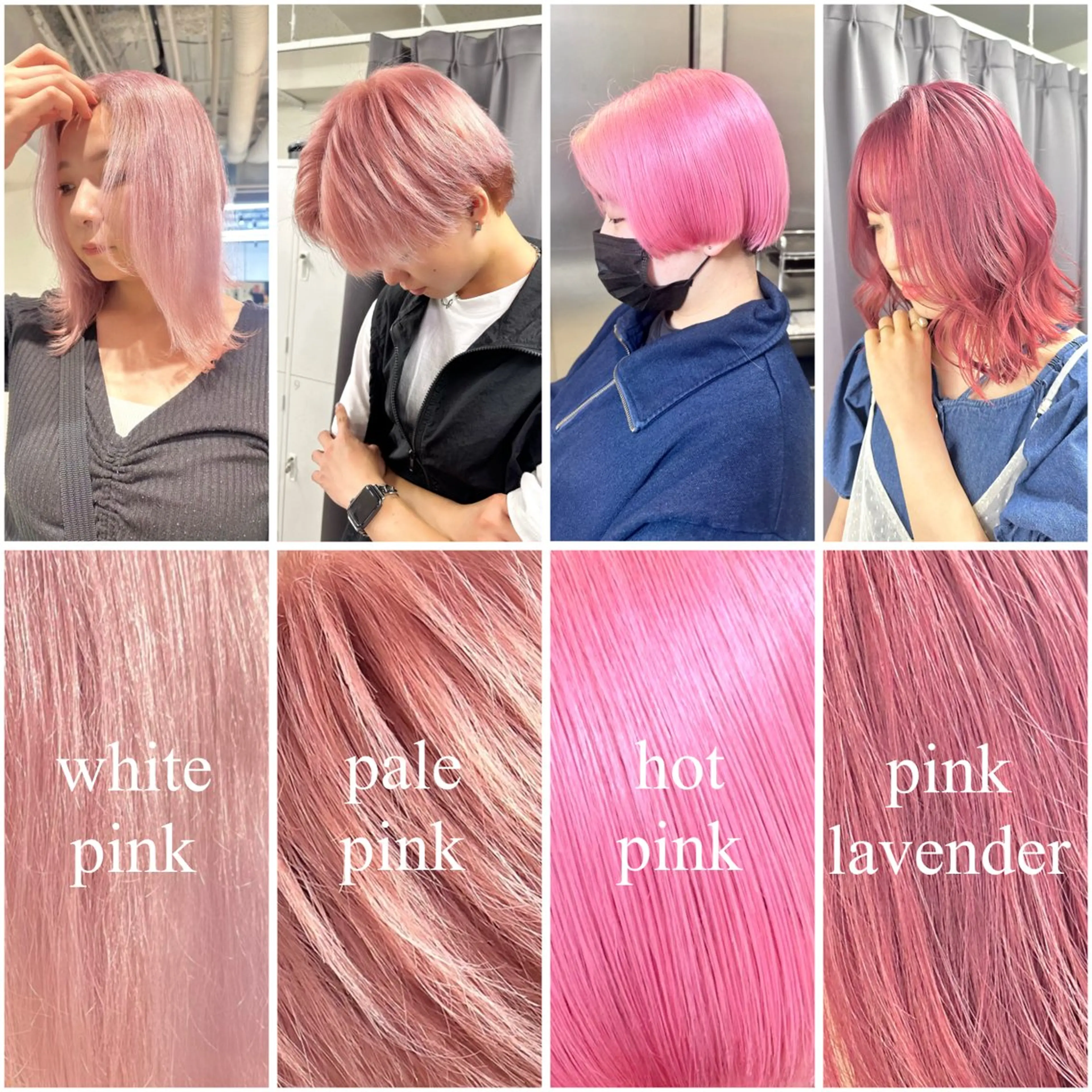 カラー ブリーチ ケアブリーチ ダブルカラー ハイトーンカラー ピンクカラー 似合わせ小顔ショート /akane🐰♥️のヘアスタイル