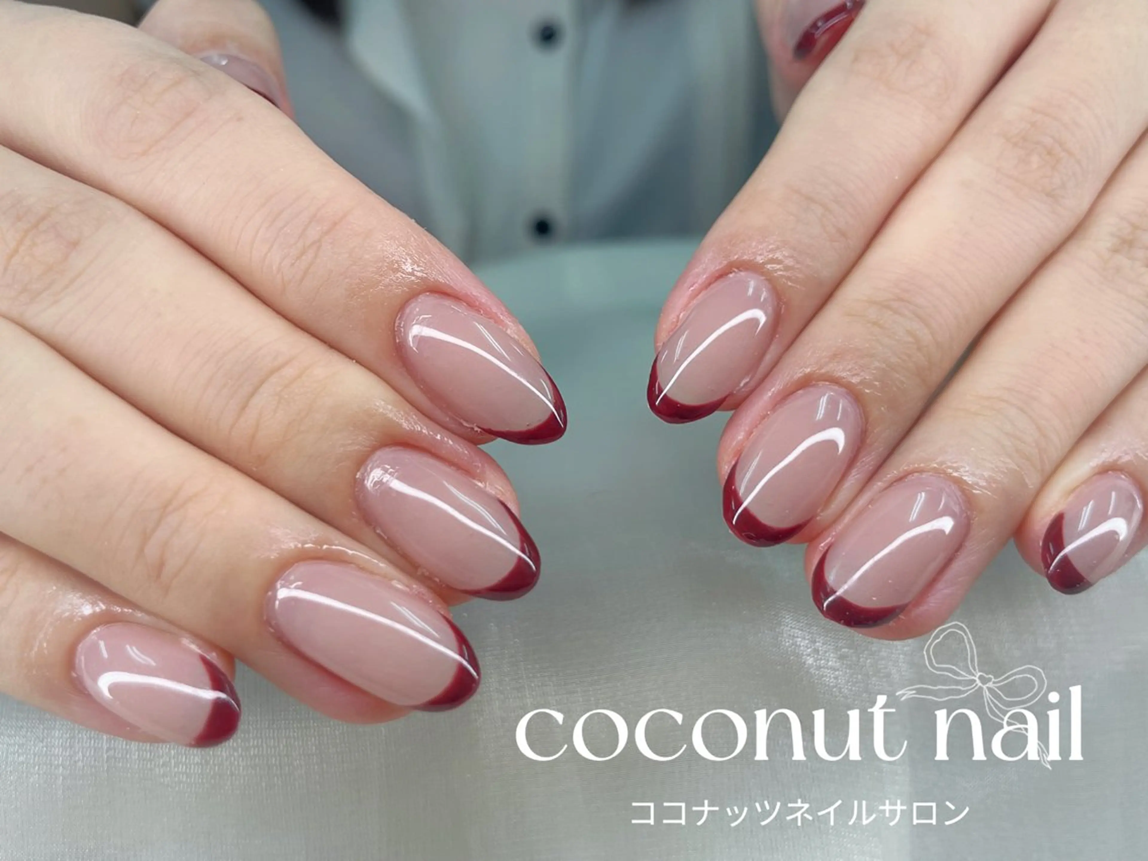 ネイル べっ甲ネイル フレンチネイル キラキラネイル マグネットネイル 大理石ネイル(マーブル) ハンドネイル 神田 ココナッツのネイルデザイン