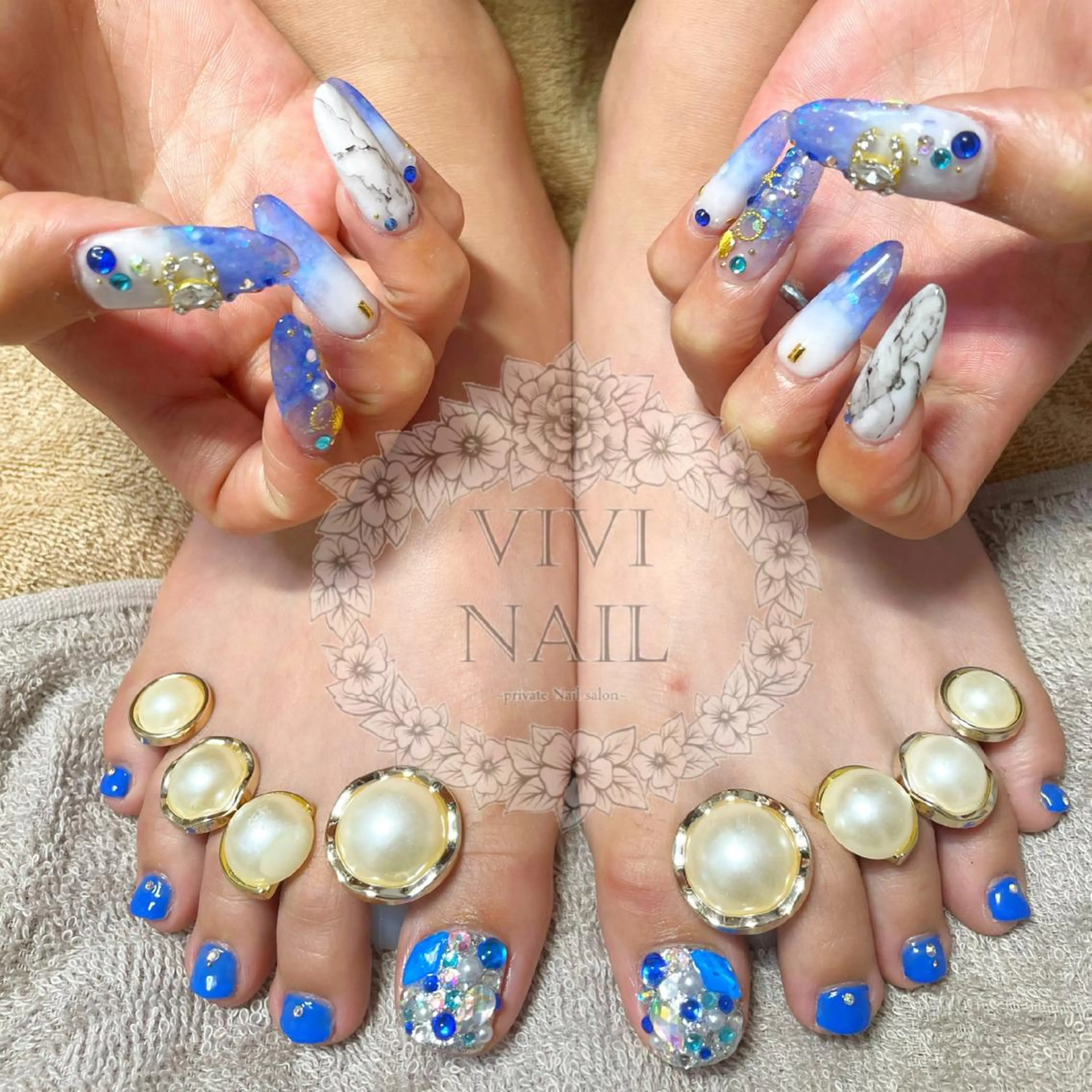ロング ネイル ViVi Nailのネイルデザイン