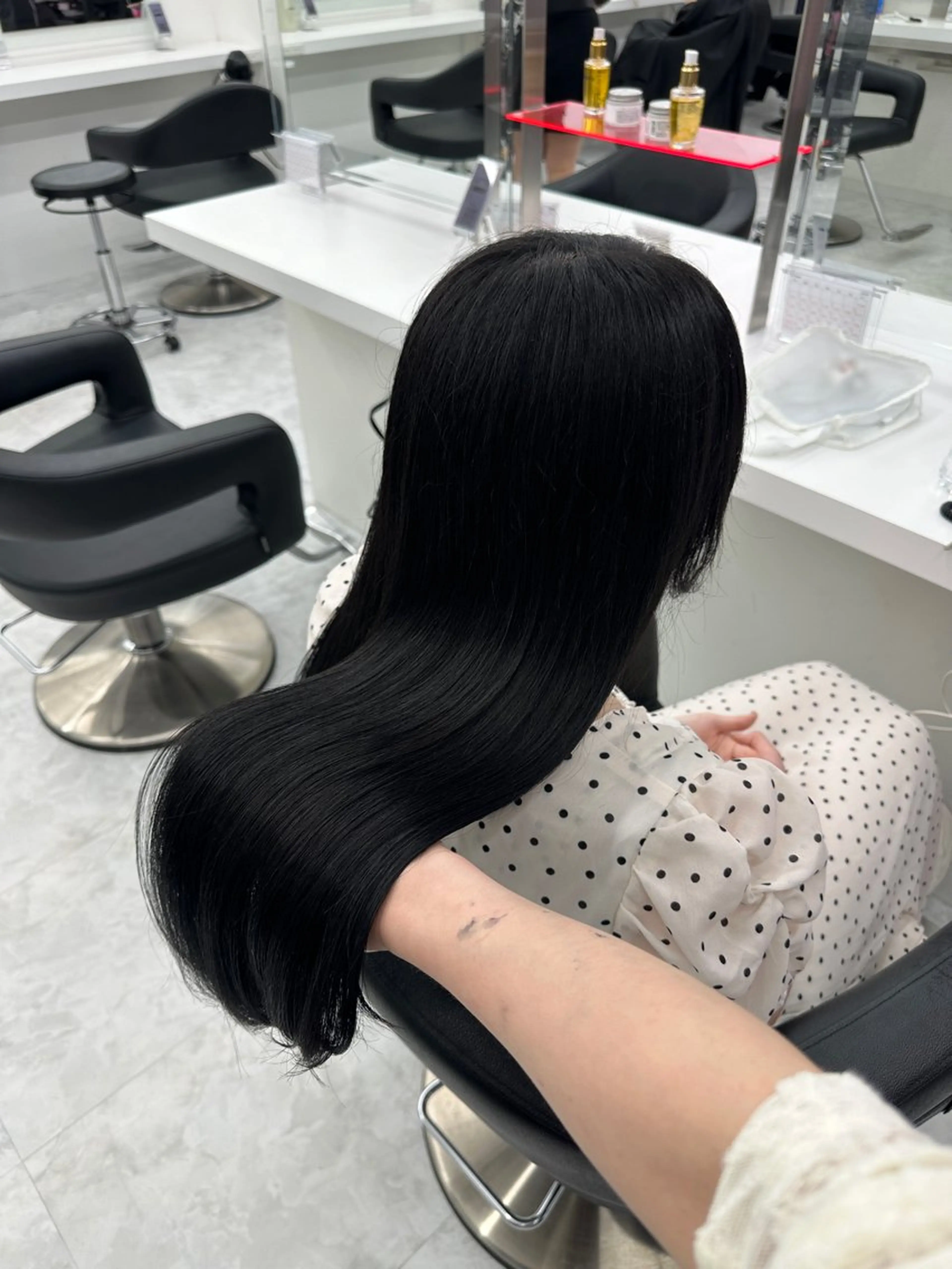 ロング カラー パーマ ヘアアレンジ メンズ キッズ ♥️韓国ヘア レイヤー♥️ゆりのヘアスタイル