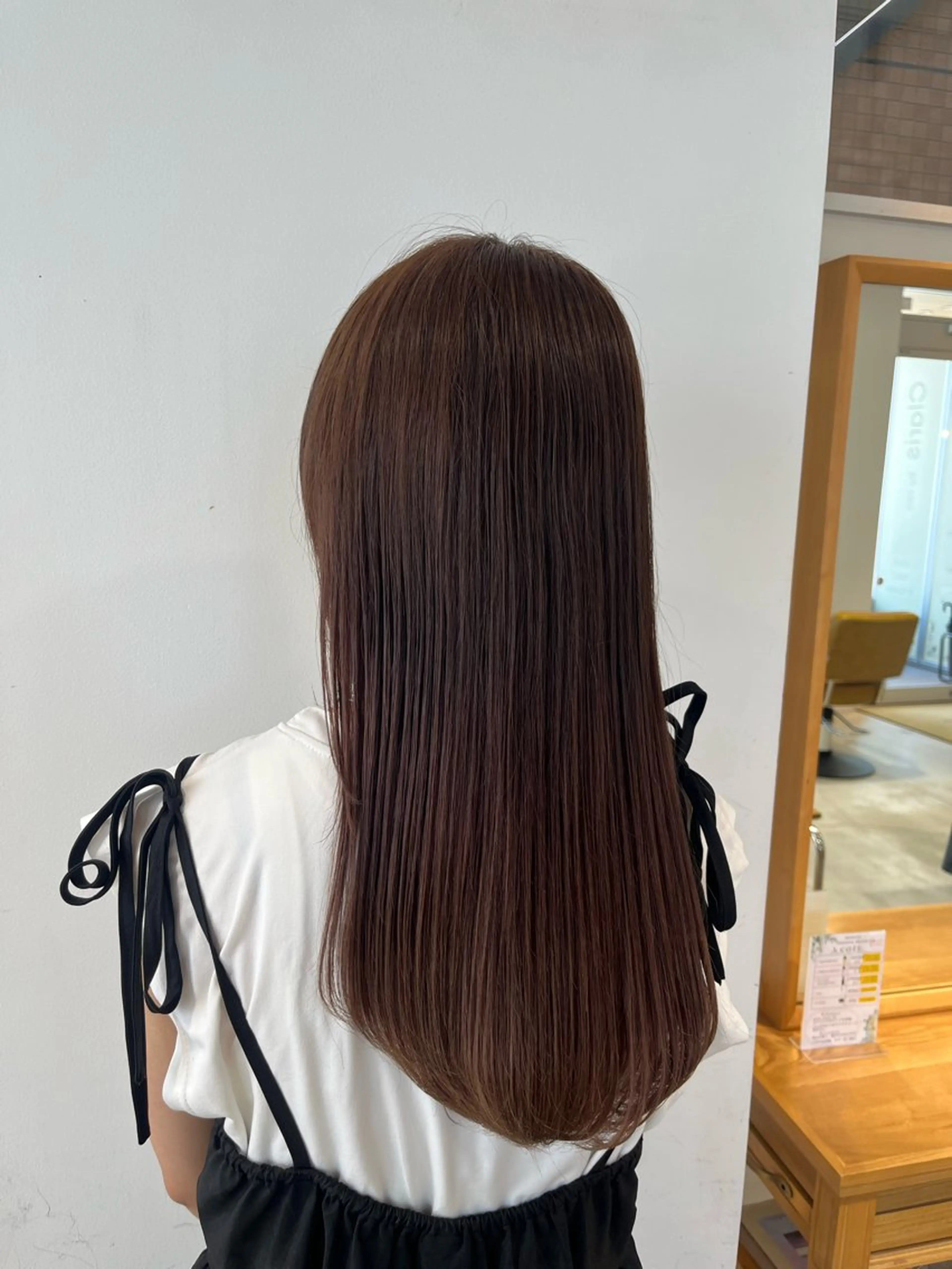 カラー ブラウンカラー ナチュラルブラウン ヘアカラー 和泉田 真白のヘアスタイル