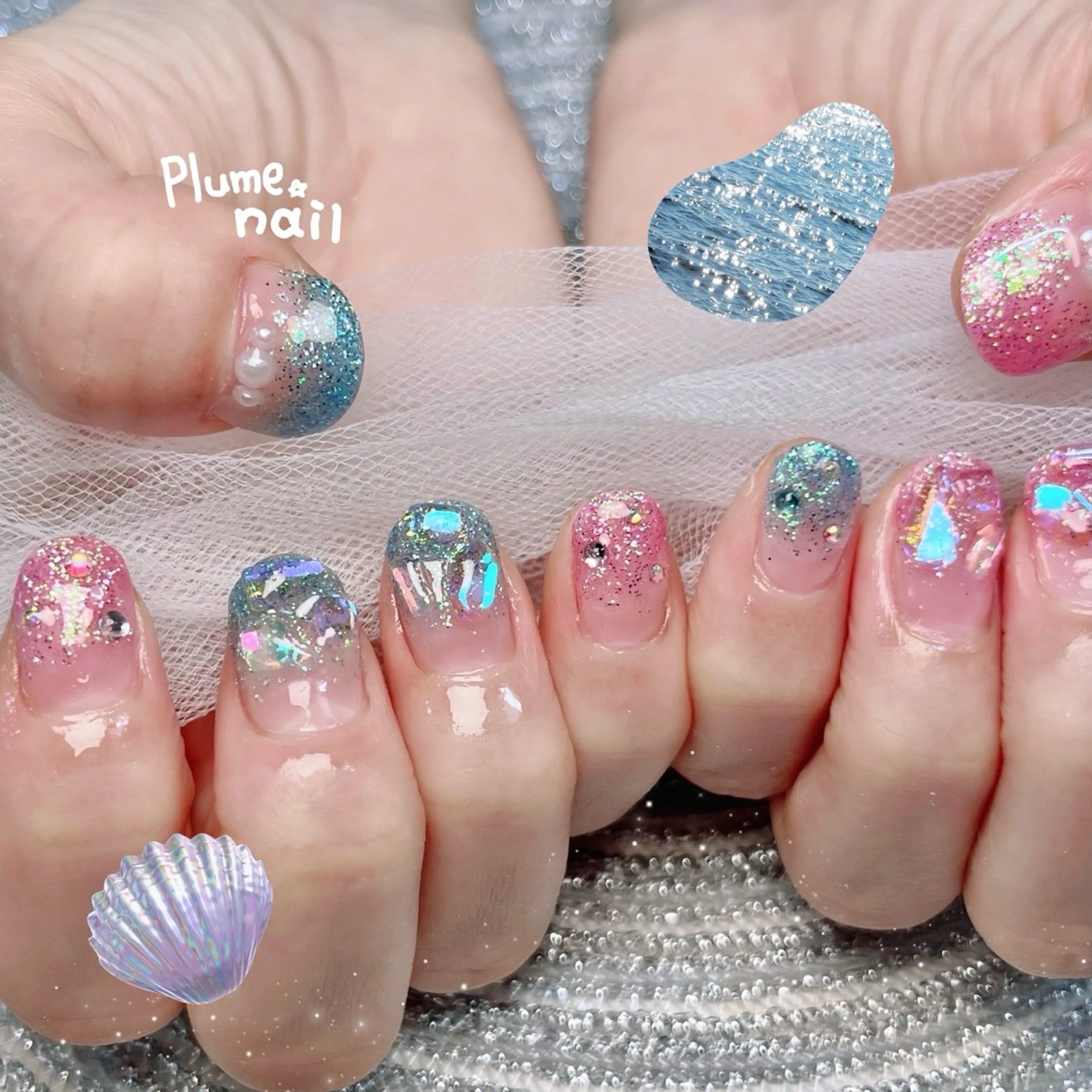 ネイル ハンドネイル plume nail ☆韓国ネイルのネイルデザイン