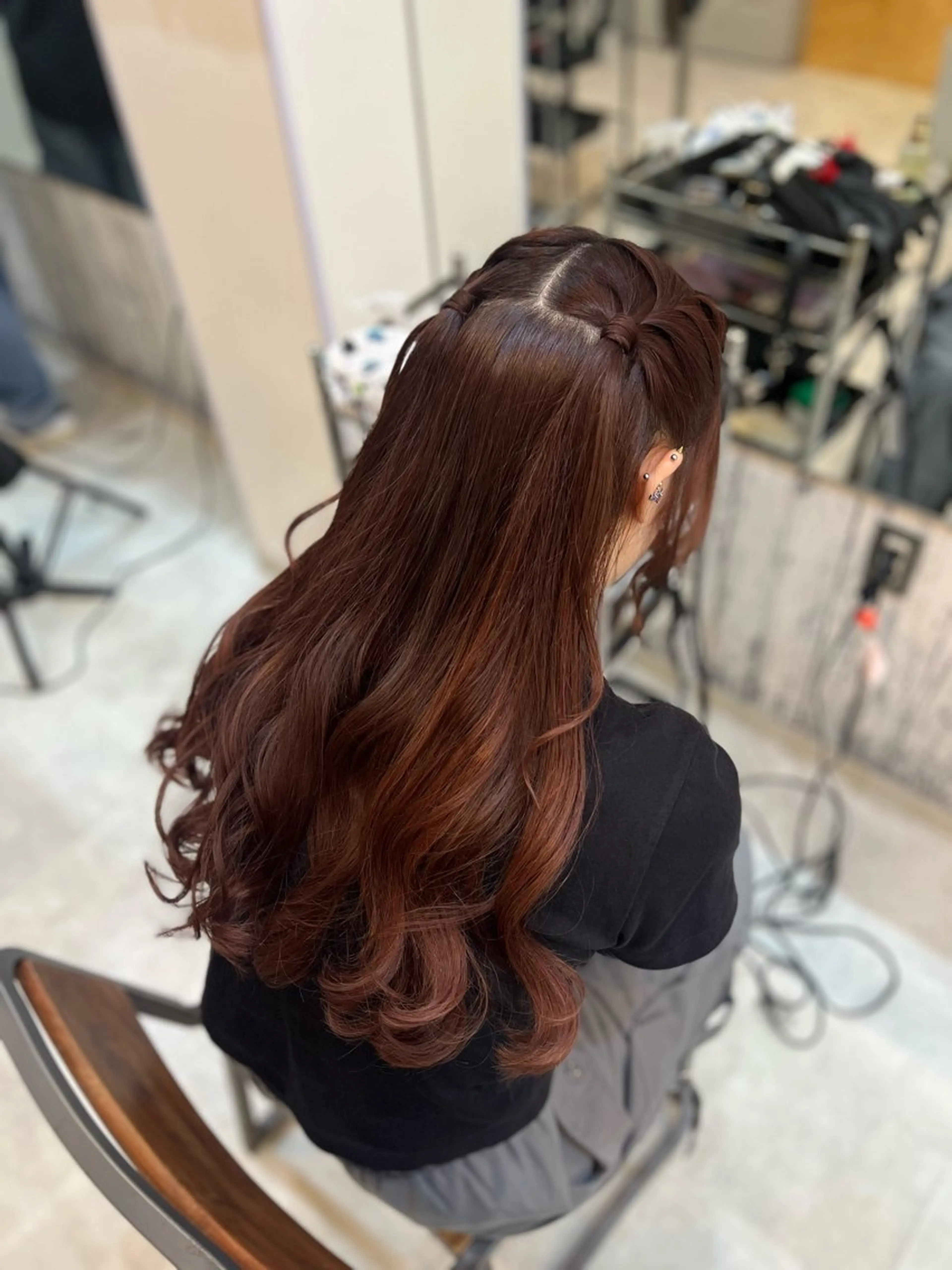 ロング ヘアアレンジ 🌱ワカ/ モデル募集中🌱のヘアスタイル