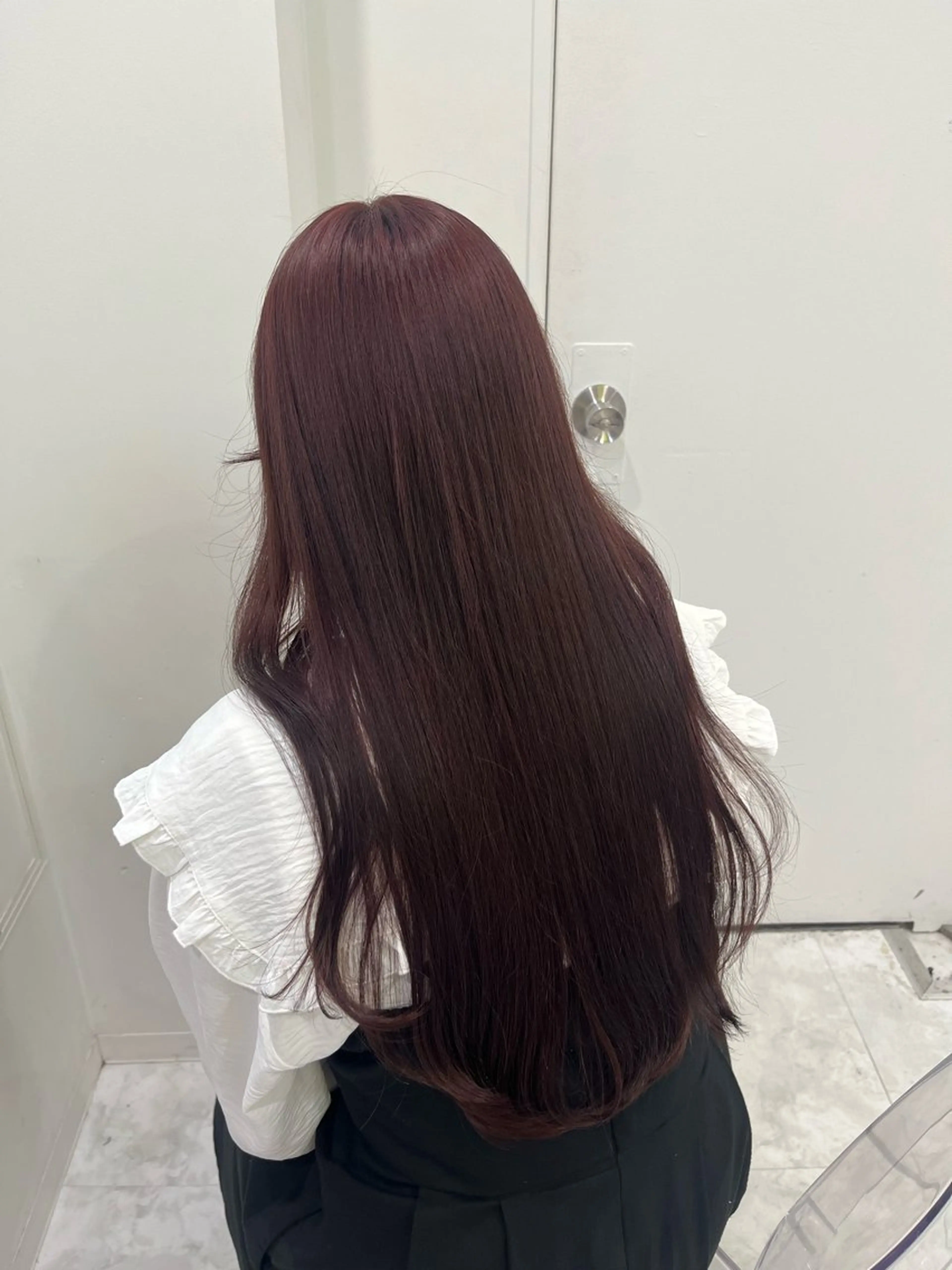 ロング カラー ガーリー♡女の子っぽ ヘア♡ピンクカラー♡のヘアスタイル