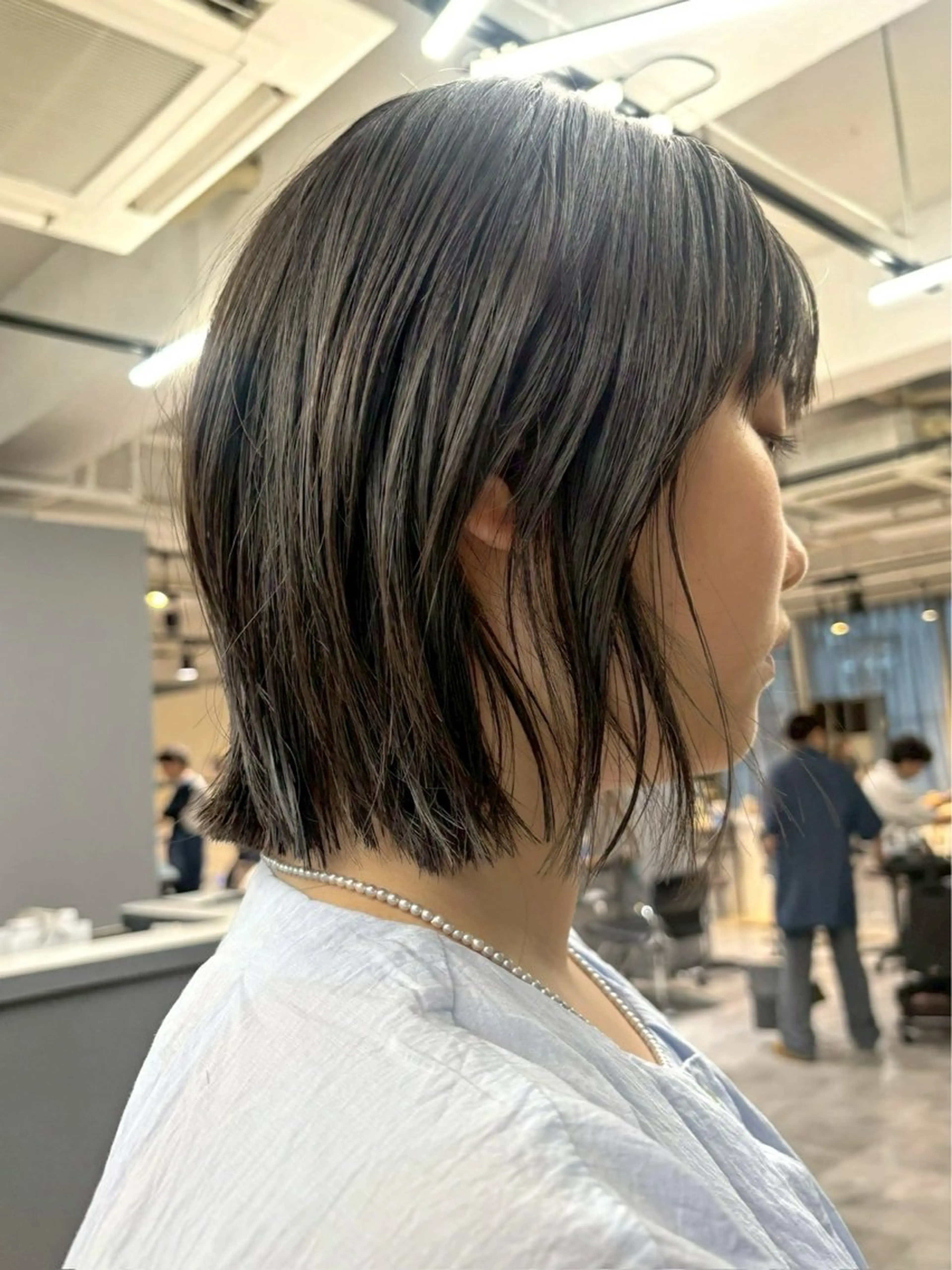 カラー 真下 瑞歩のヘアスタイル
