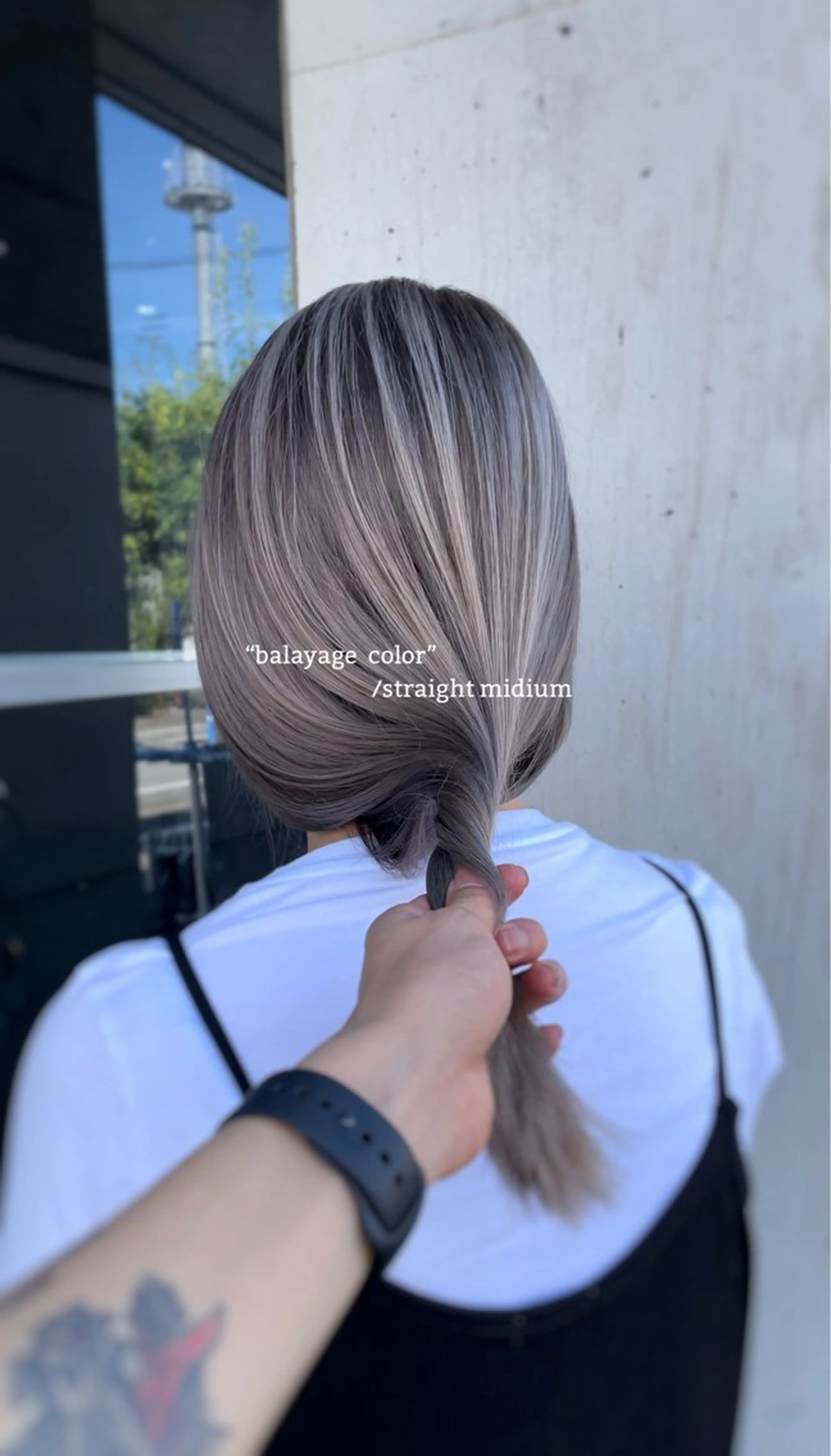 ロング カラー ヘアカラー トリートメント REGOLITH （レゴリス）所属・山田隆成/韓国カット バレ、ハイライト得意のヘアスタイル